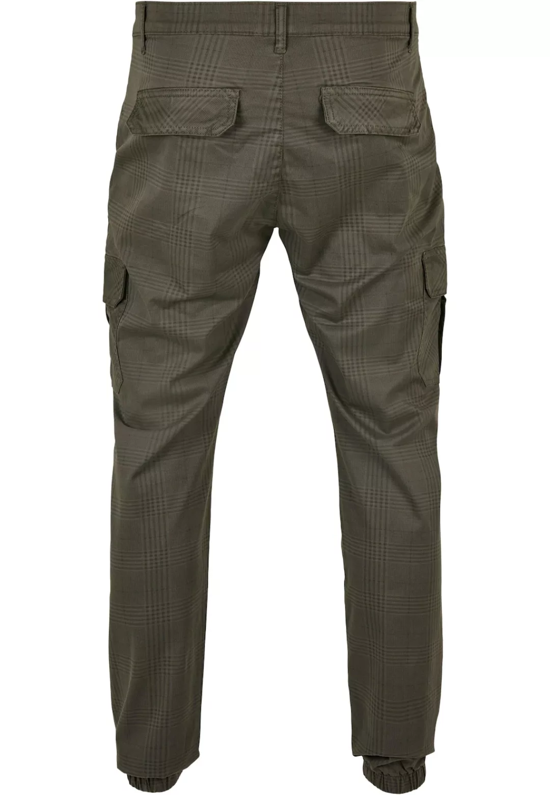 URBAN CLASSICS Cargohose "Urban Classics Herren AOP Glencheck Cargo Jog Pan günstig online kaufen