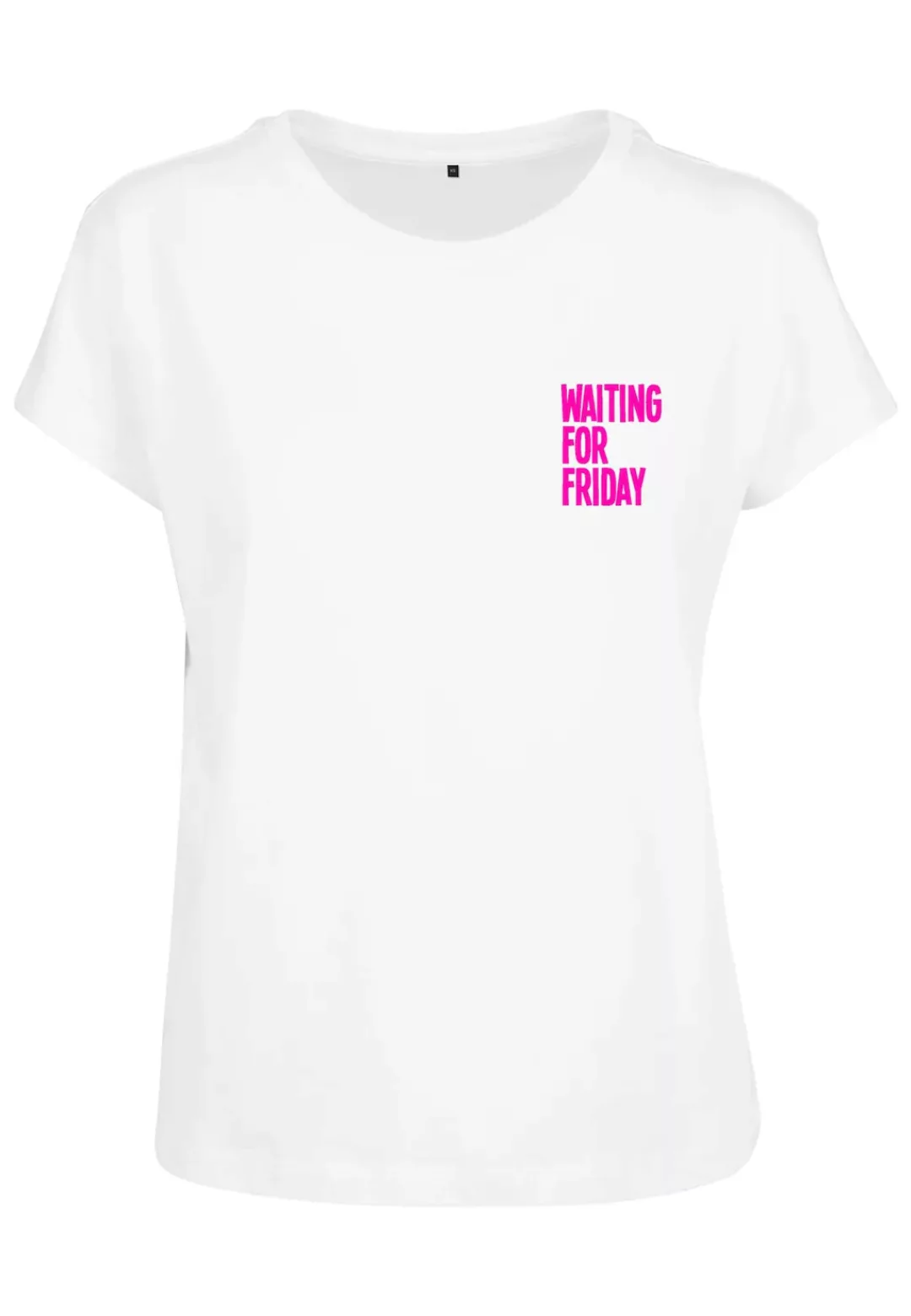 MisterTee T-Shirt "MisterTee Damen Ladies Waiting For Friday Box Tee", (1 t günstig online kaufen