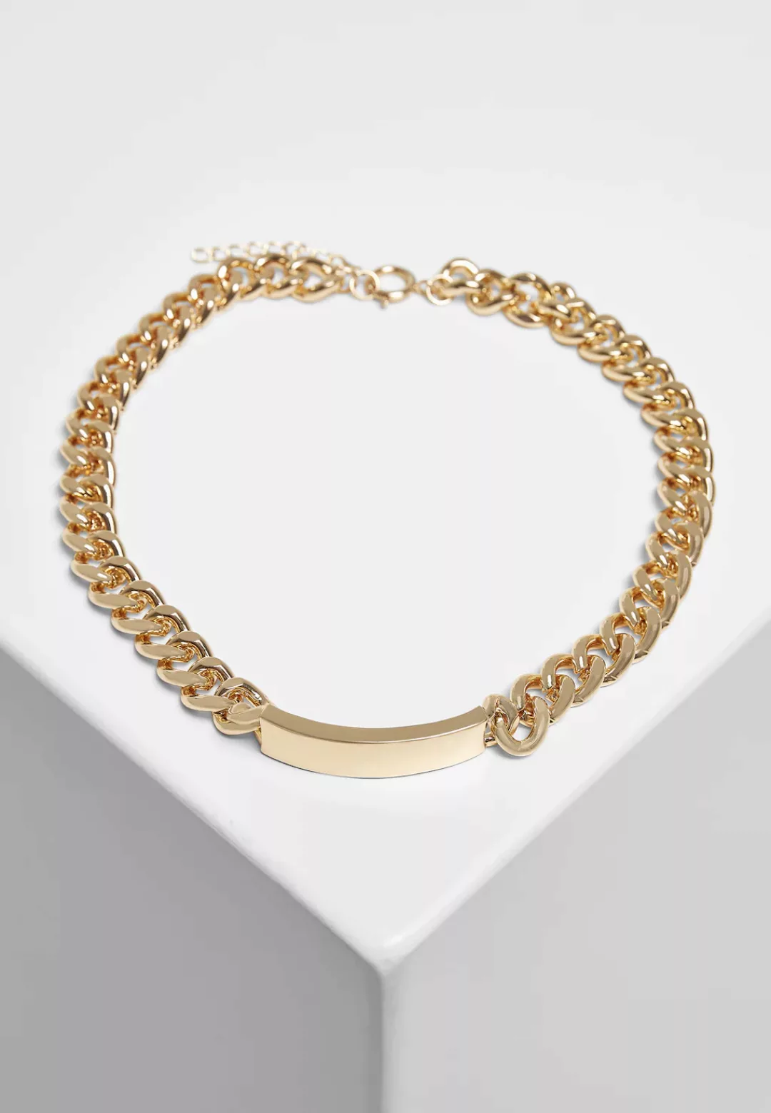 URBAN CLASSICS Edelstahlkette "Accessoires Plate Necklace" günstig online kaufen