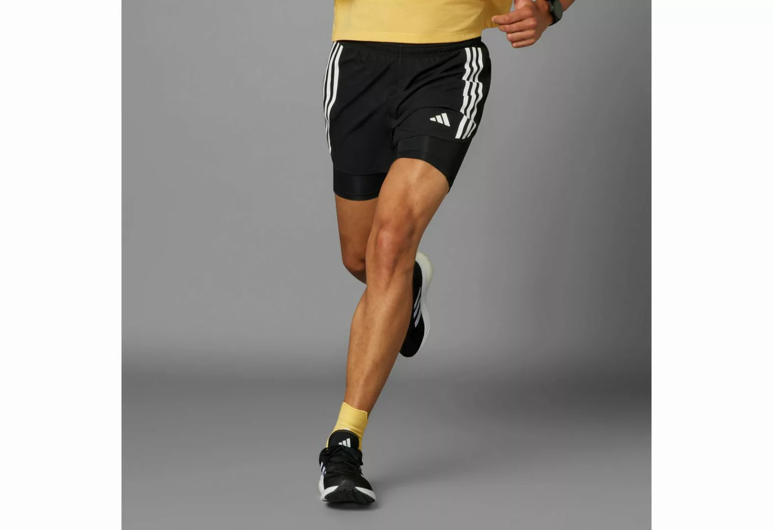 adidas Performance Laufshorts Own the Run 3-Streifen 2-in-1 Shorts IQ3808 2 günstig online kaufen