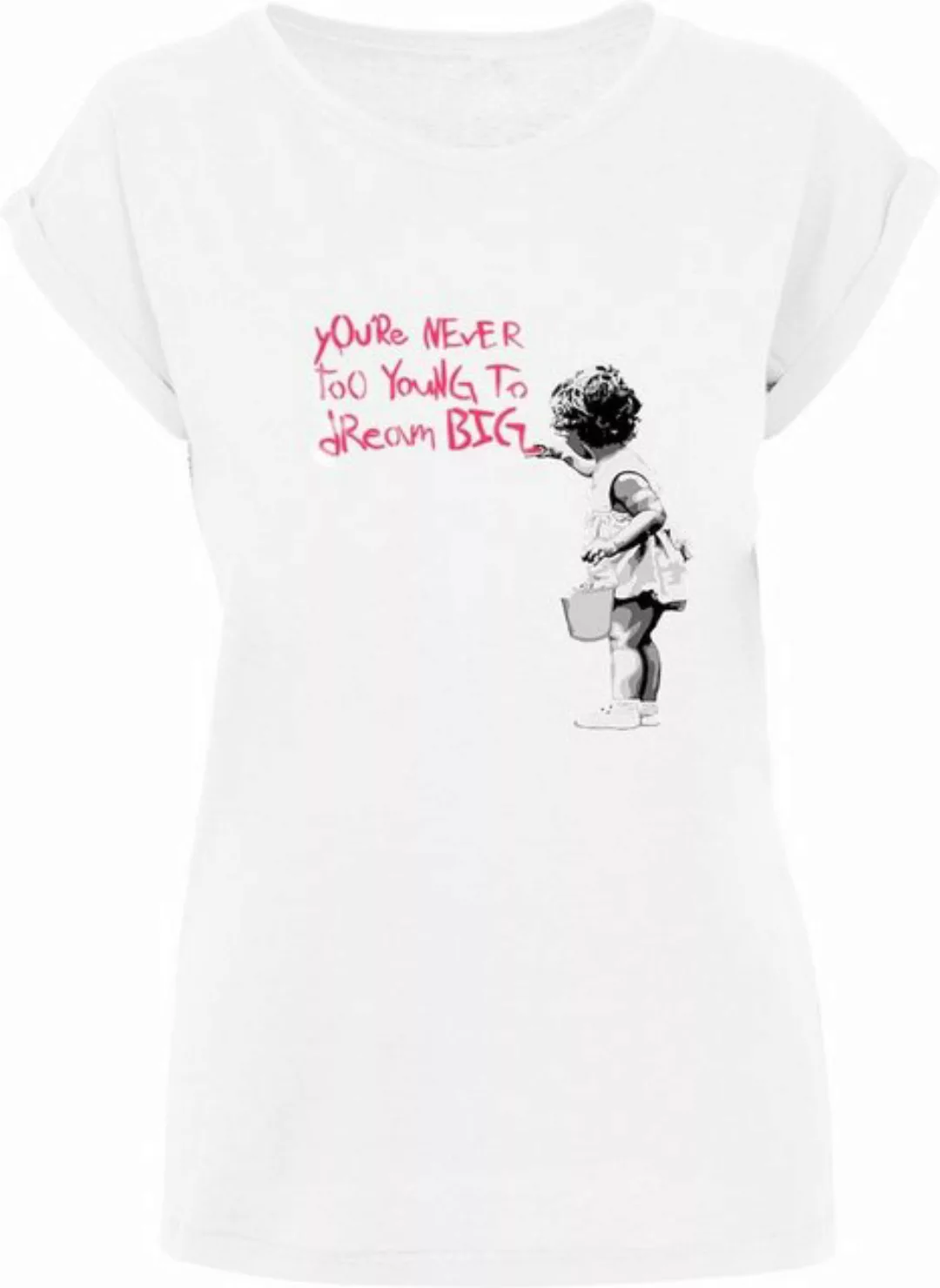 Merchcode T-Shirt Ladies Dream Big T-Shirt günstig online kaufen