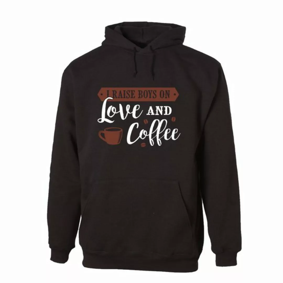 G-graphics Hoodie I raise boys on love and coffee Unisex, mit Frontprint, f günstig online kaufen