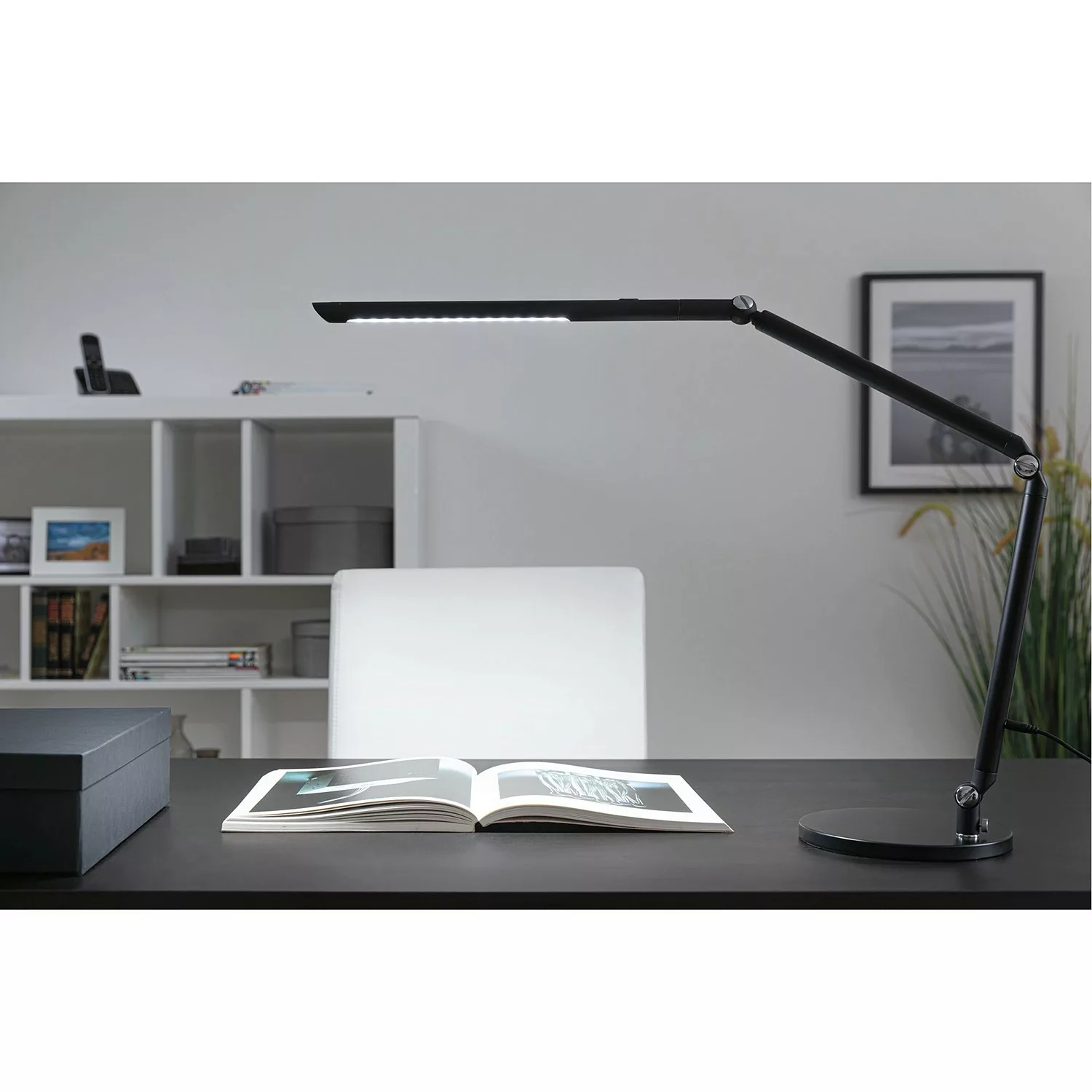 Paulmann FlexBar LED-Schreibtischlampe schwarz günstig online kaufen
