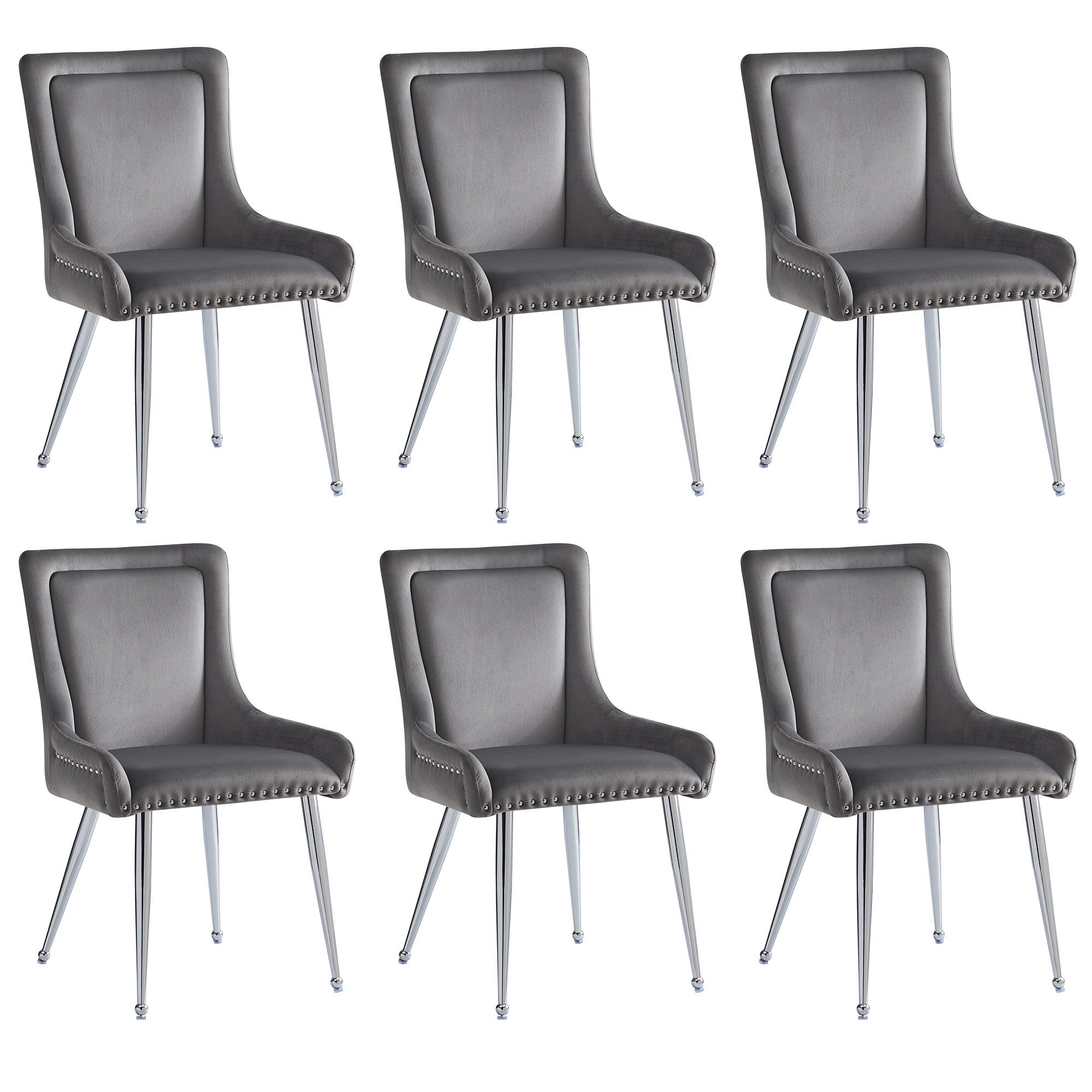 REDOM Esszimmerstuhl Kosmetikstuhl,Esszimmerstuhl,Loungesessel (Luxus Samt- günstig online kaufen