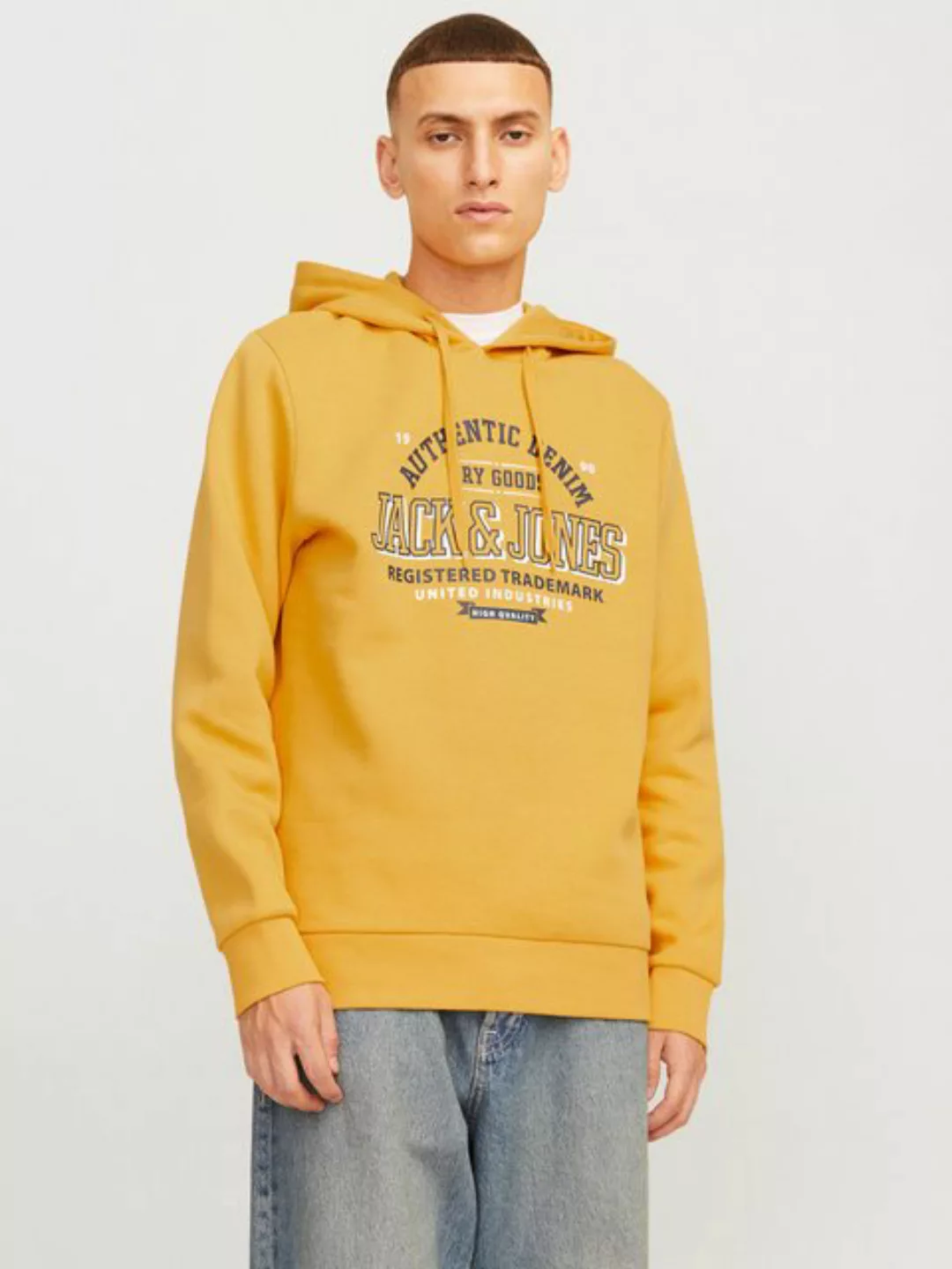 Jack & Jones Kapuzensweatshirt "JJELOGO SWEAT HOOD 2 COL 24/25 NOOS", mit L günstig online kaufen