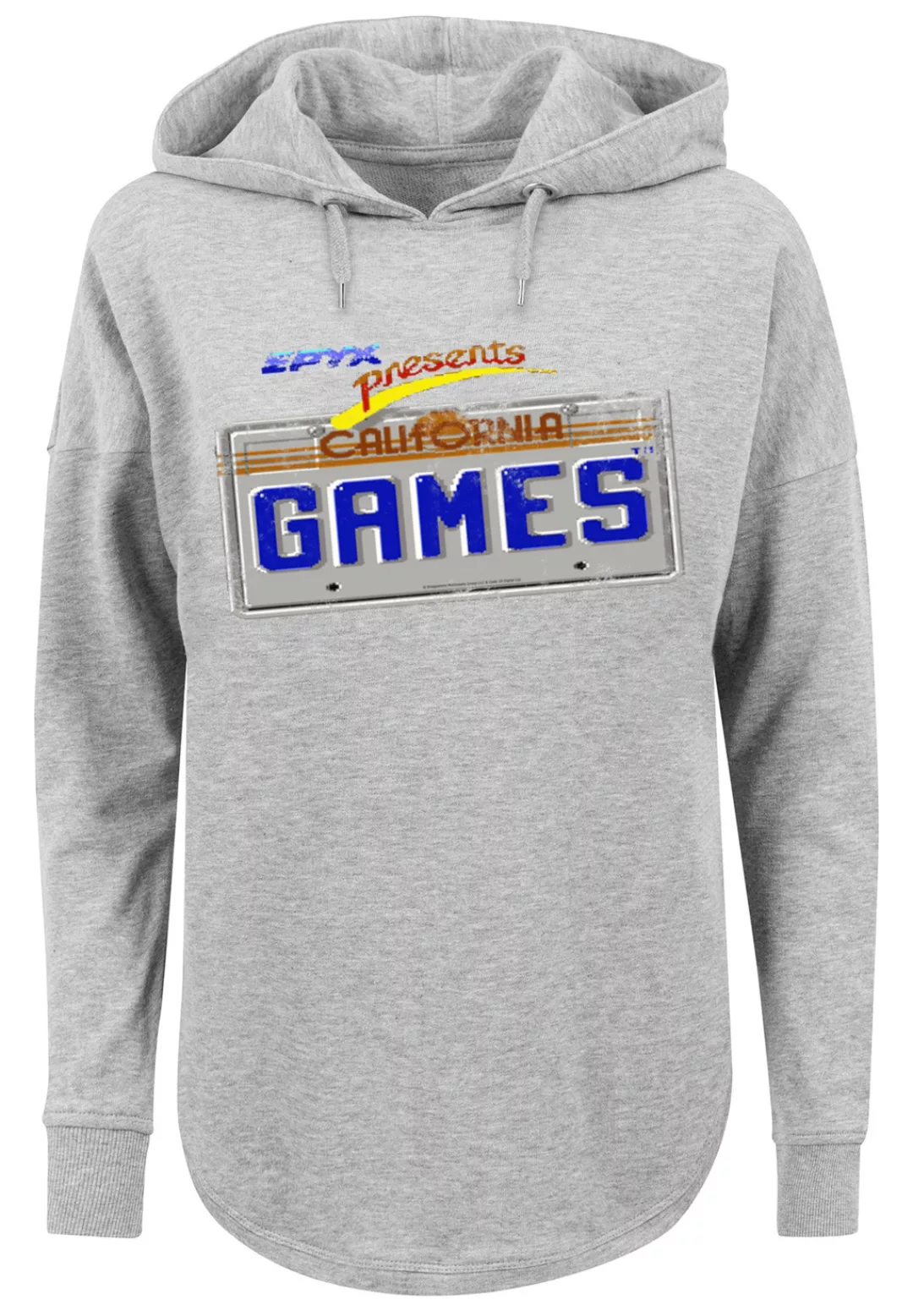 F4NT4STIC Kapuzenpullover "Retro Gaming California Games Plate", Print günstig online kaufen