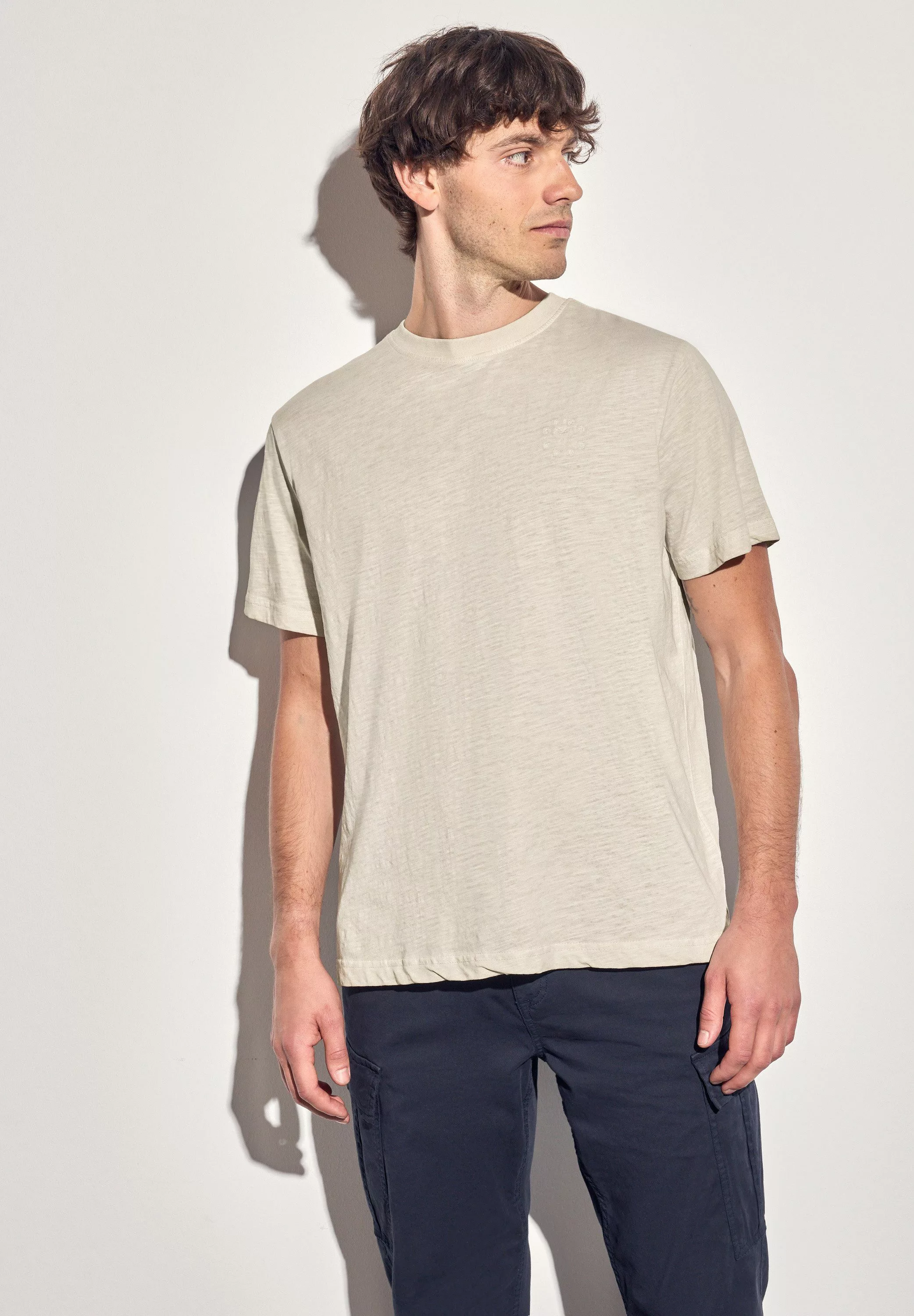 STREET ONE MEN T-Shirt aus reiner günstig online kaufen
