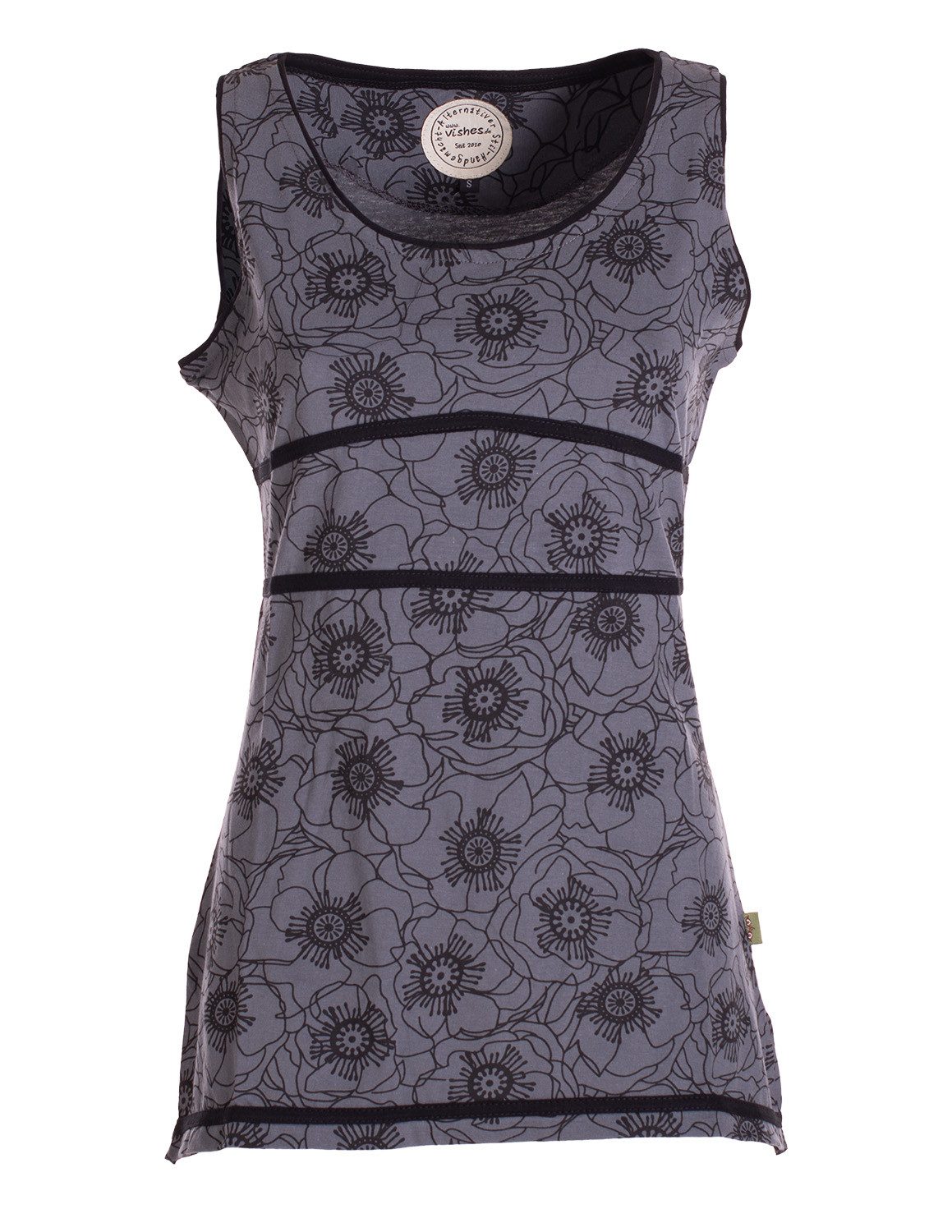 Vishes Shirttop Damen Sommer-Top Tank-Top Blümchen günstig online kaufen
