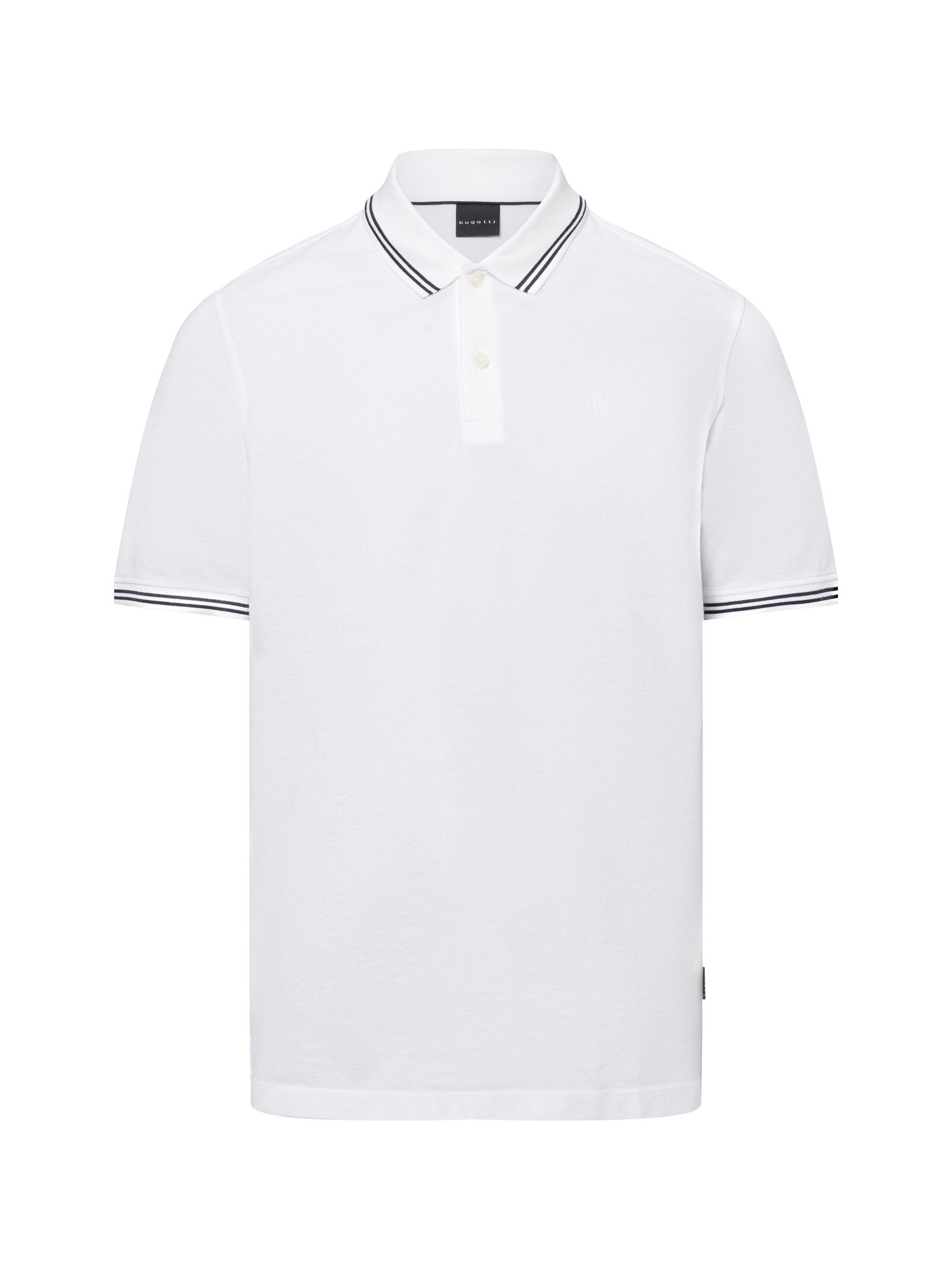 bugatti Poloshirt, mit Kontraststreifen und Bruststickerei günstig online kaufen