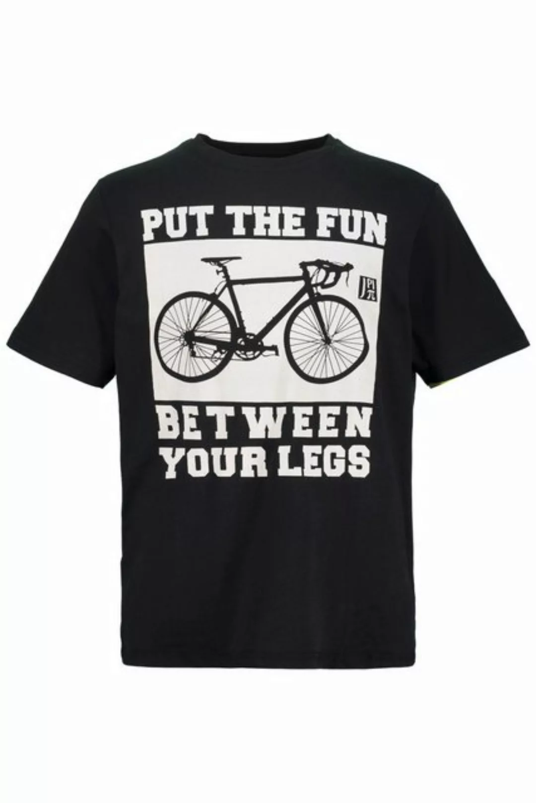 JP1880 T-Shirt T-Shirt Fahrrad Print Rundhals Halbarm günstig online kaufen