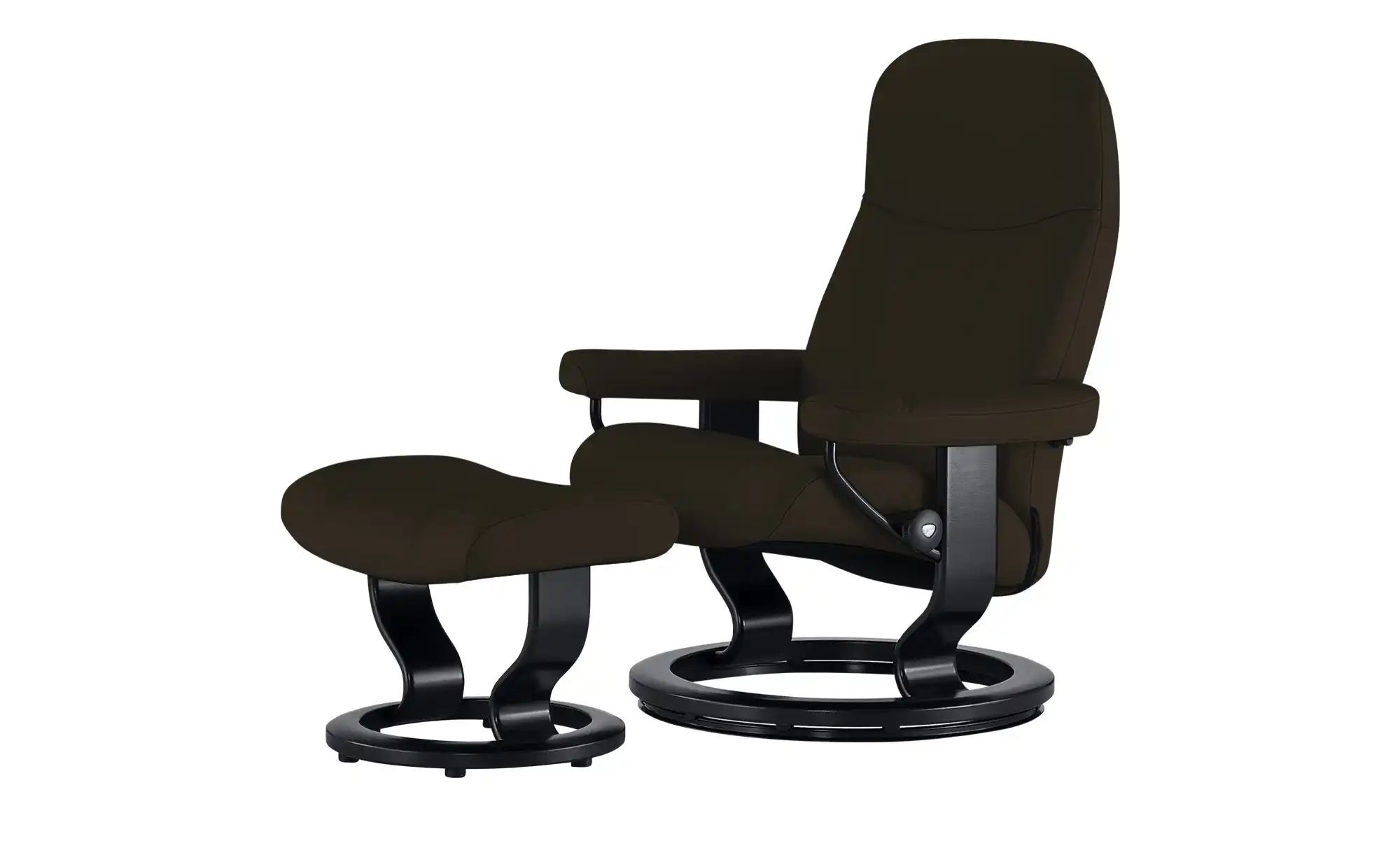 Stressless Relaxsessel mit Hocker Leder Consul M ¦ braun ¦ Maße (cm): B: 76 günstig online kaufen