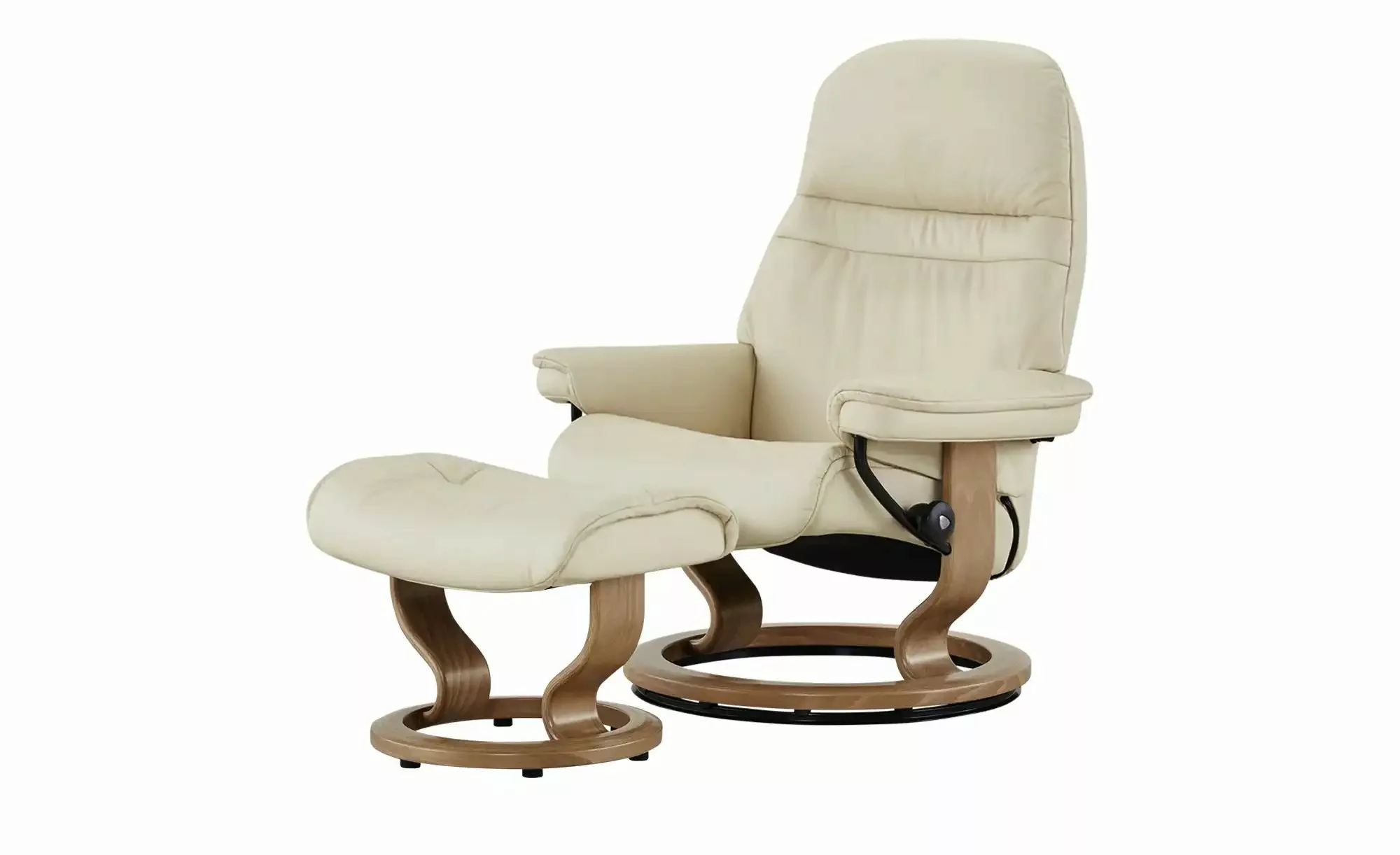 Stressless Relaxsessel mit Hocker Leder Sunrise L ¦ creme ¦ Maße (cm): B: 8 günstig online kaufen