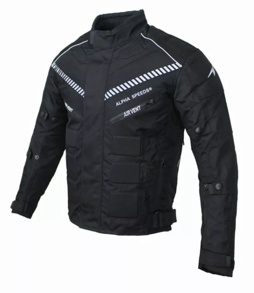 Alpha Speeds Motorradjacke Herren Motorrad Biker Textil Jacke Wasserdicht J günstig online kaufen