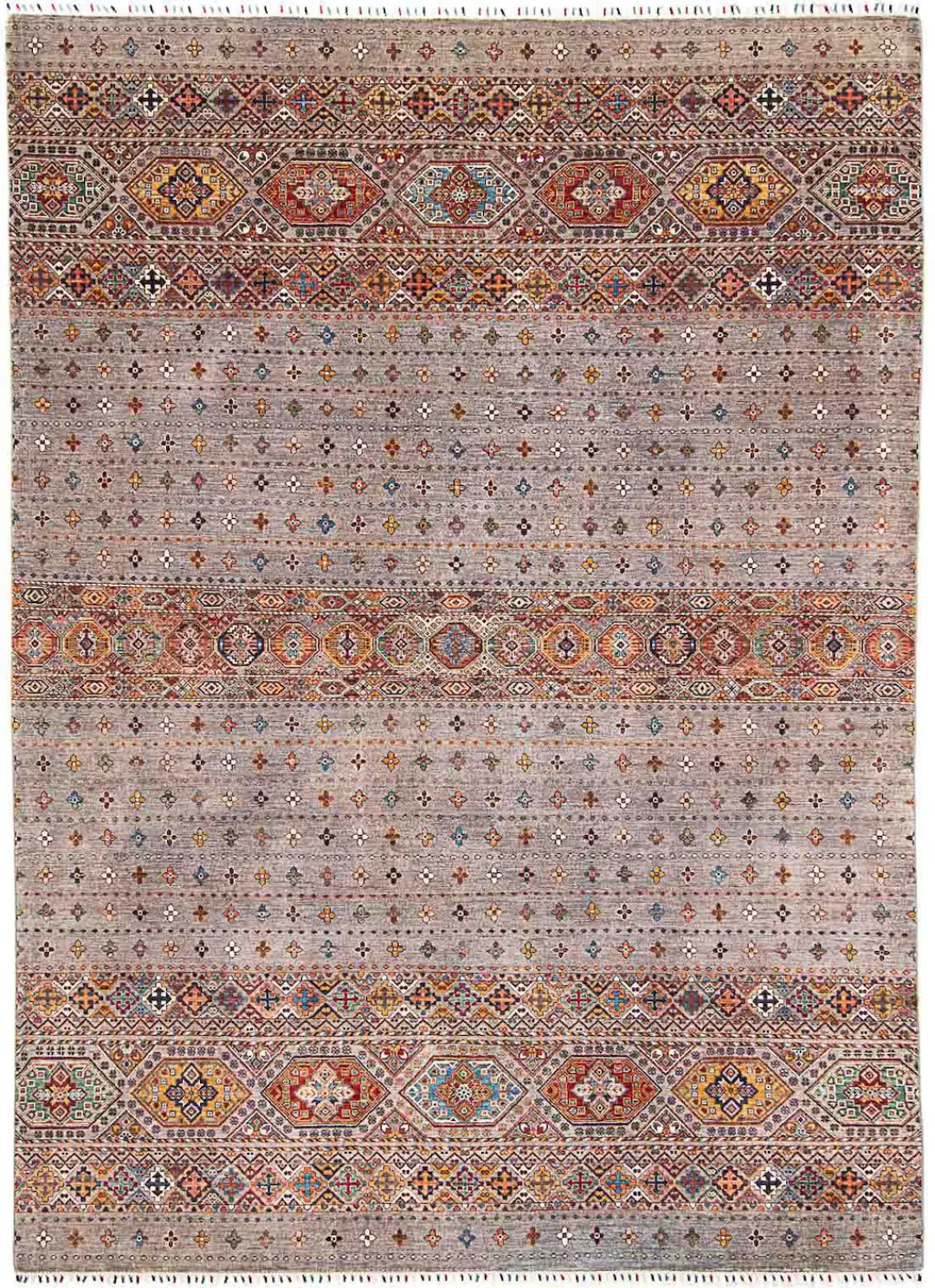 morgenland Wollteppich »Kazak Durchgemustert 364 x 276 cm«, rechteckig, Uni günstig online kaufen