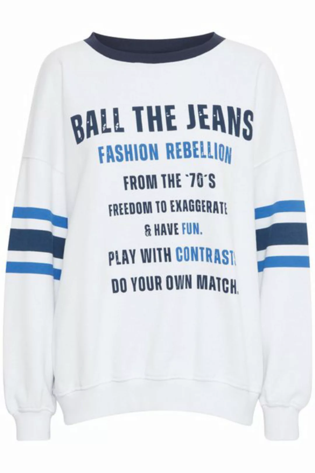 BALL Rundhalspullover BAREBELLION SWEAT lässiges Sweatshirt mit Print günstig online kaufen