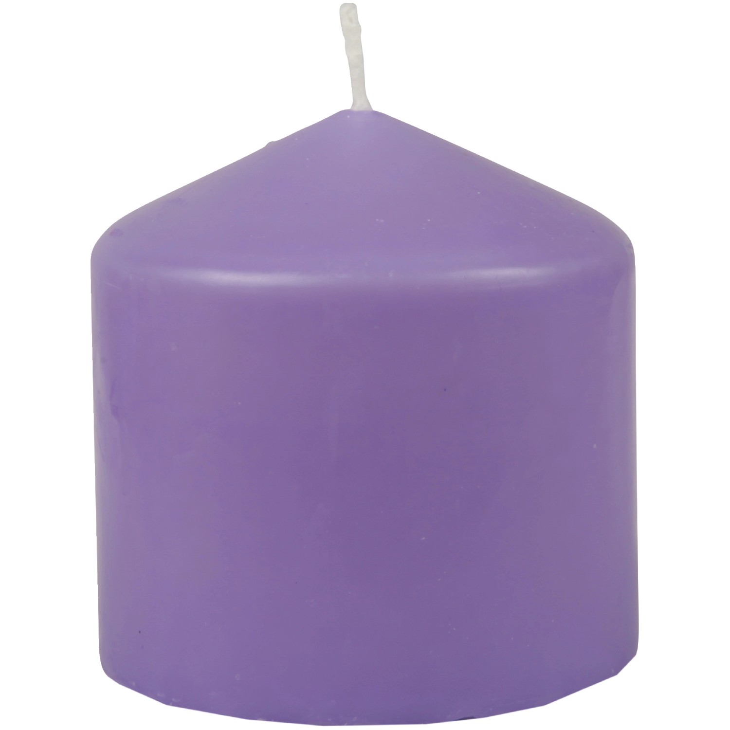 HS Candle Stumpenkerzen Ø8cm Lila Violett günstig online kaufen