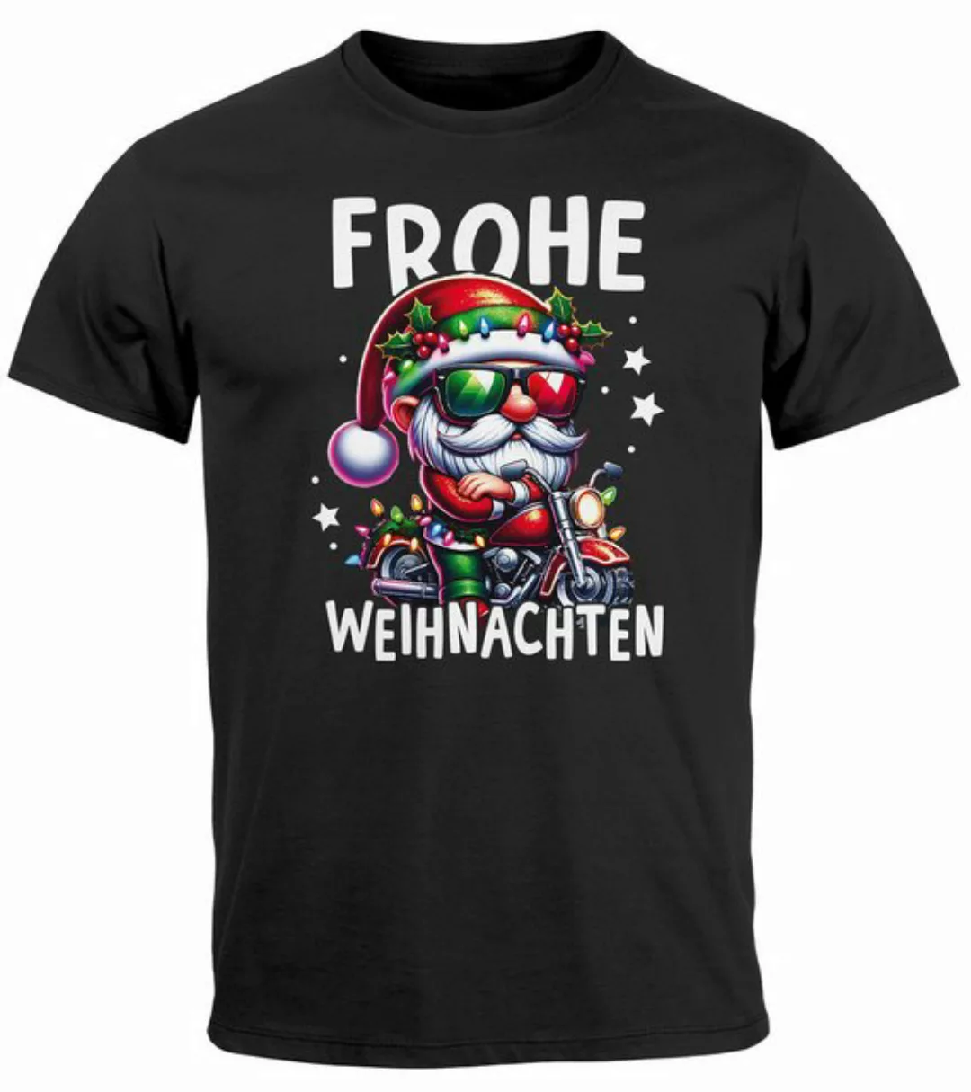 MoonWorks Print-Shirt Herren T-Shirt Frohe Weihnachten Aufdruck Weihnachtsm günstig online kaufen