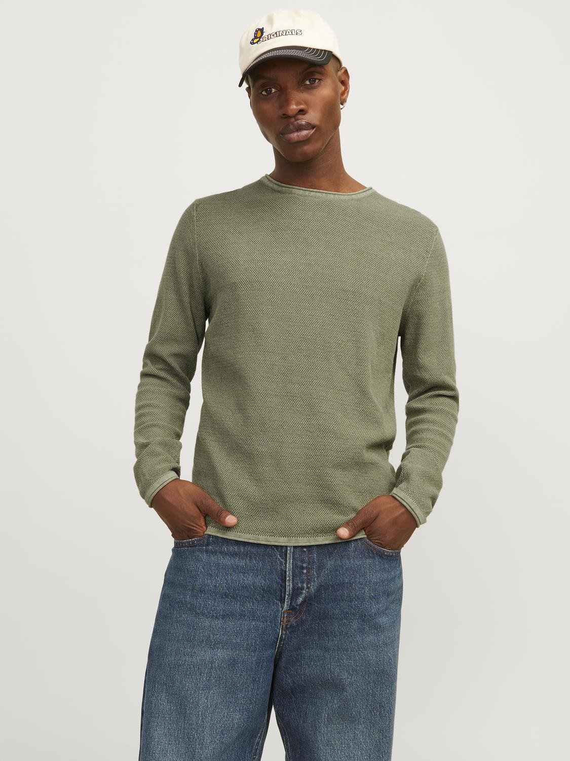 Jack & Jones Rundhalspullover "JJDEAN KNIT CREW NECK" günstig online kaufen