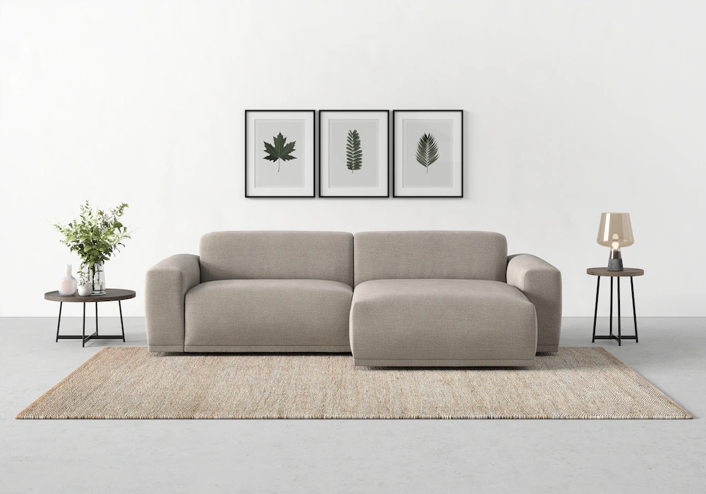 TRENDMANUFAKTUR Ecksofa Braga, mit hochwertigem Kaltschaum, L-Form, in Cord günstig online kaufen