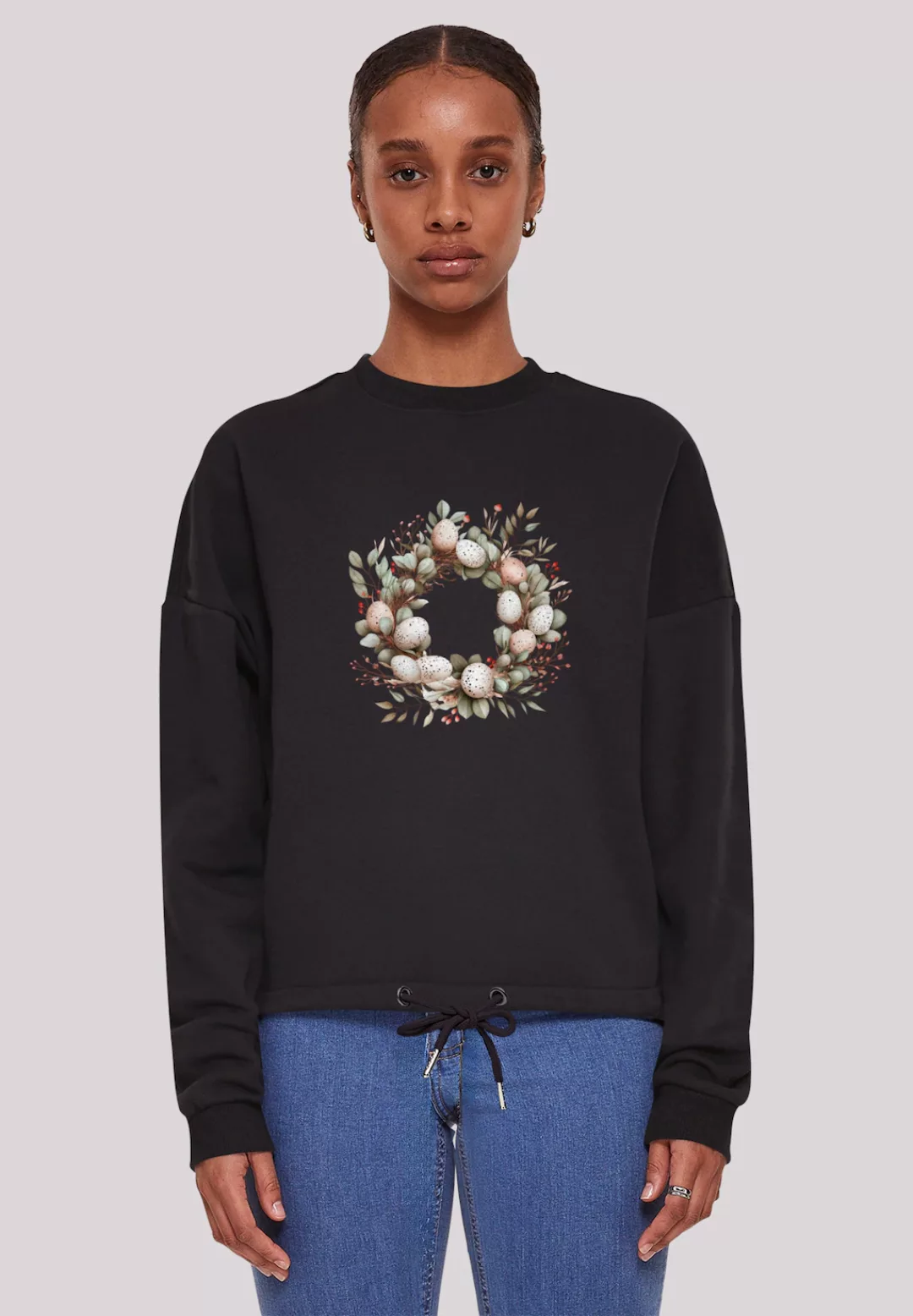 F4NT4STIC Sweatshirt "Osterkranz Eierkranz Blumenring", Premium Qualität günstig online kaufen