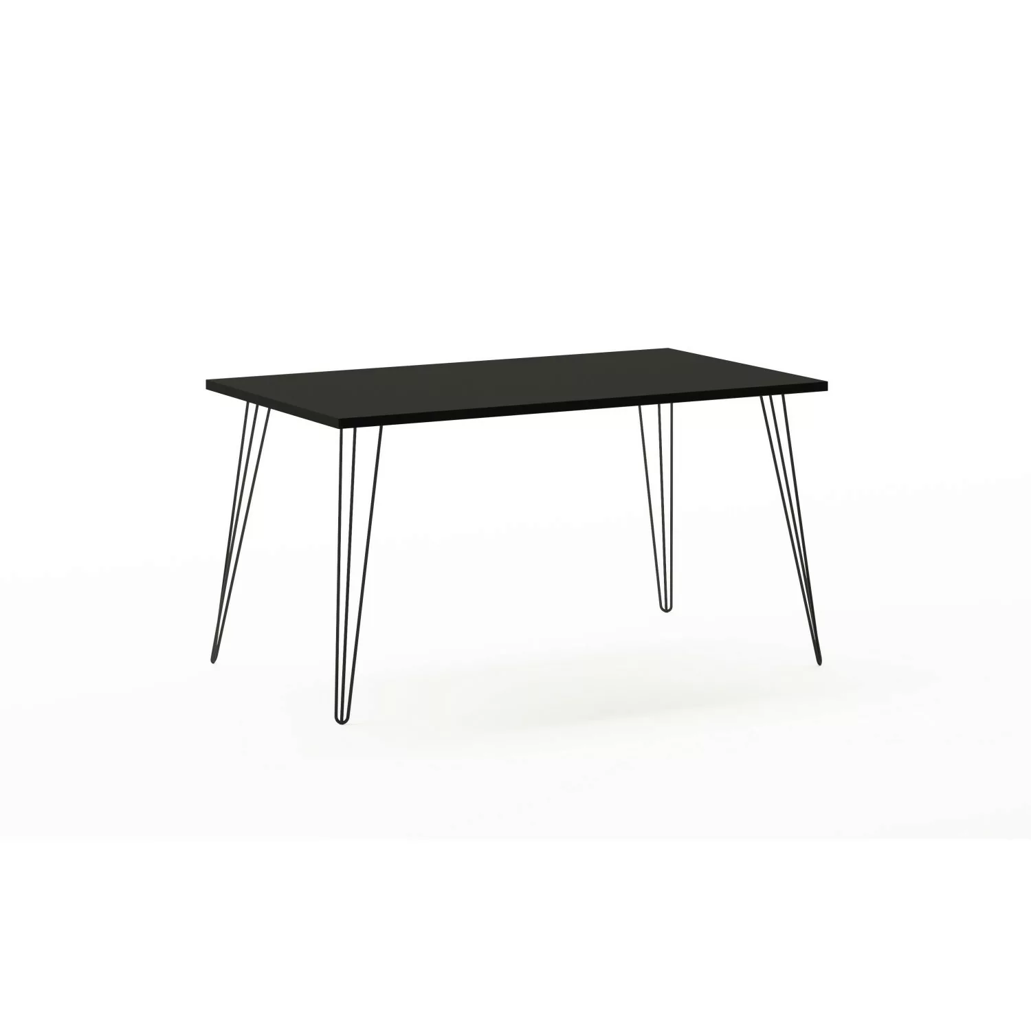 PROREGAL Schreibtisch Raven mit Metallfußgestell HxBxT 74 x 140 x 80 cm Sch günstig online kaufen