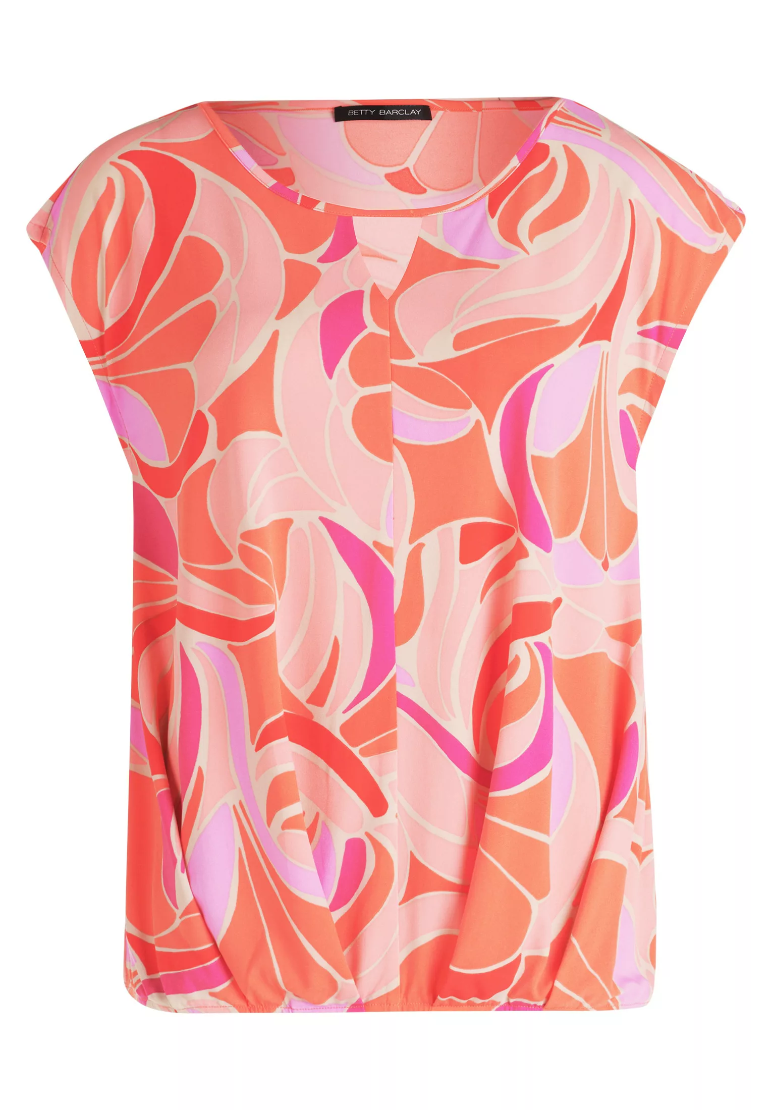 Betty Barclay Kurzarmshirt "Betty Barclay Damen Blusenshirt mit Gummizug", günstig online kaufen