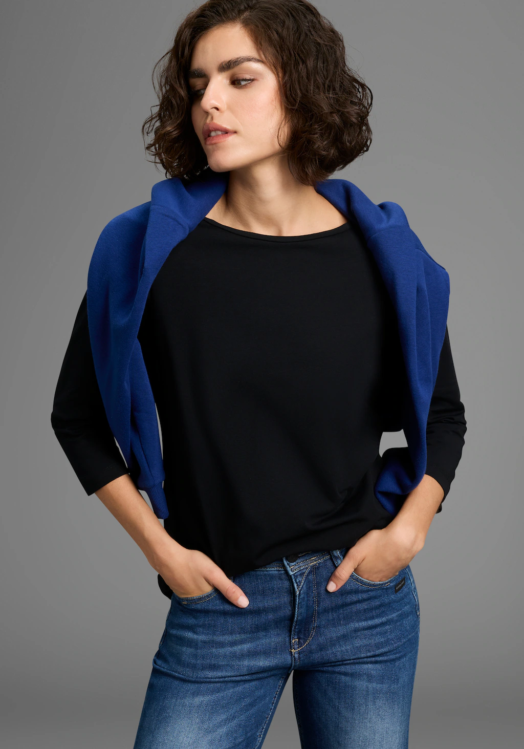 Laura Scott 3/4-Arm-Shirt, mit U-Boot-Ausschnitt - NEUE KOLLEKTION günstig online kaufen
