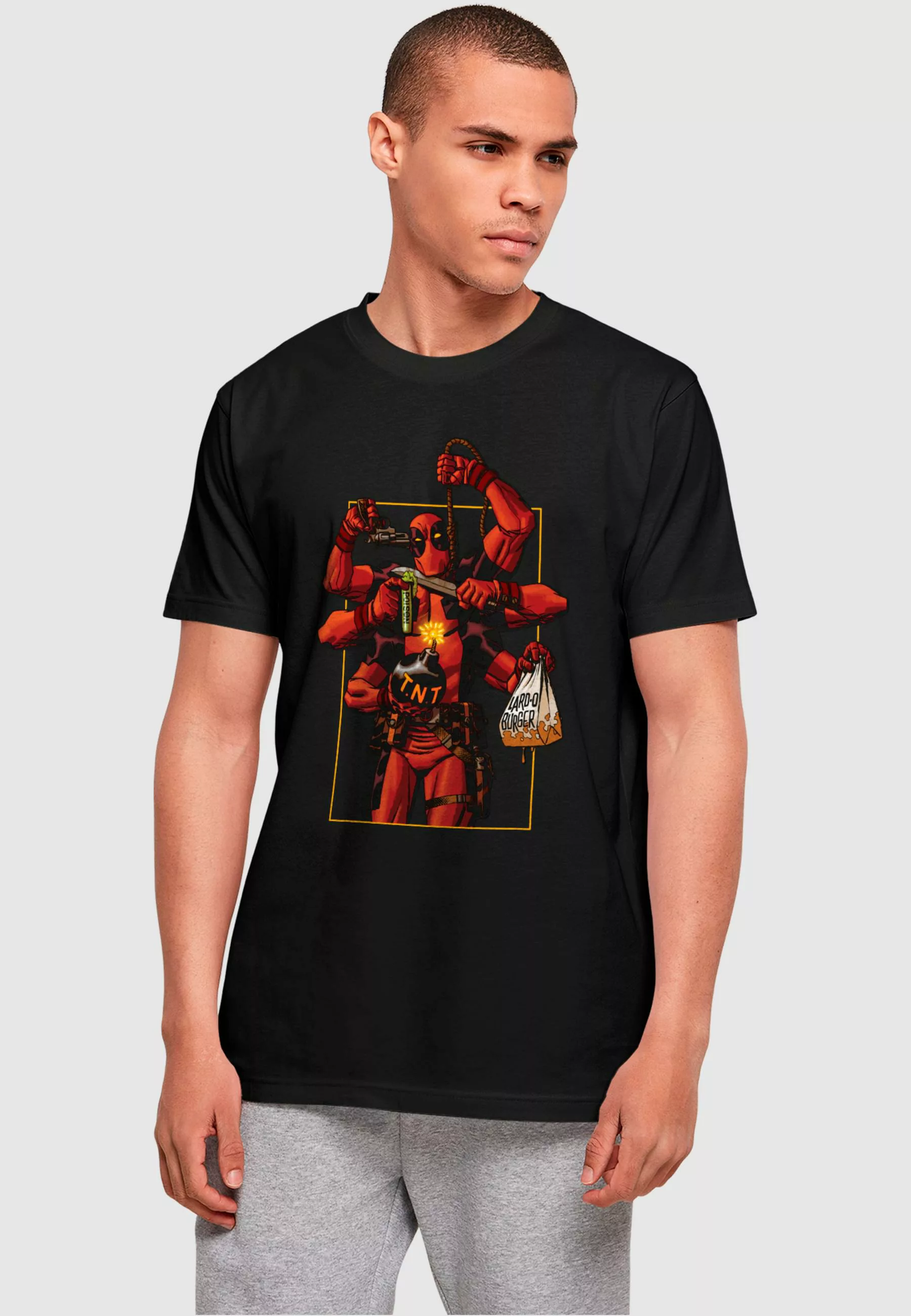 ABSOLUTE CULT T-Shirt "ABSOLUTE CULT Herren Deadpool - Six Ways To T-Shirt" günstig online kaufen