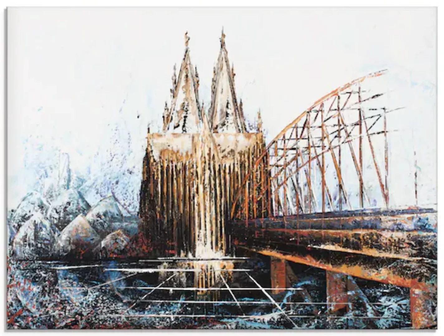 Artland Glasbild »Köln Impression«, Deutschland, (1 St.), in verschiedenen günstig online kaufen