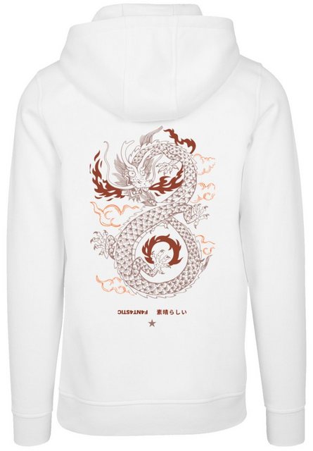 F4NT4STIC Kapuzenpullover Dragon fire Print günstig online kaufen