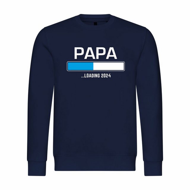 deinshirt Rundhalspullover Herren Sweatshirt Papa loading Mit Print Motiv, günstig online kaufen