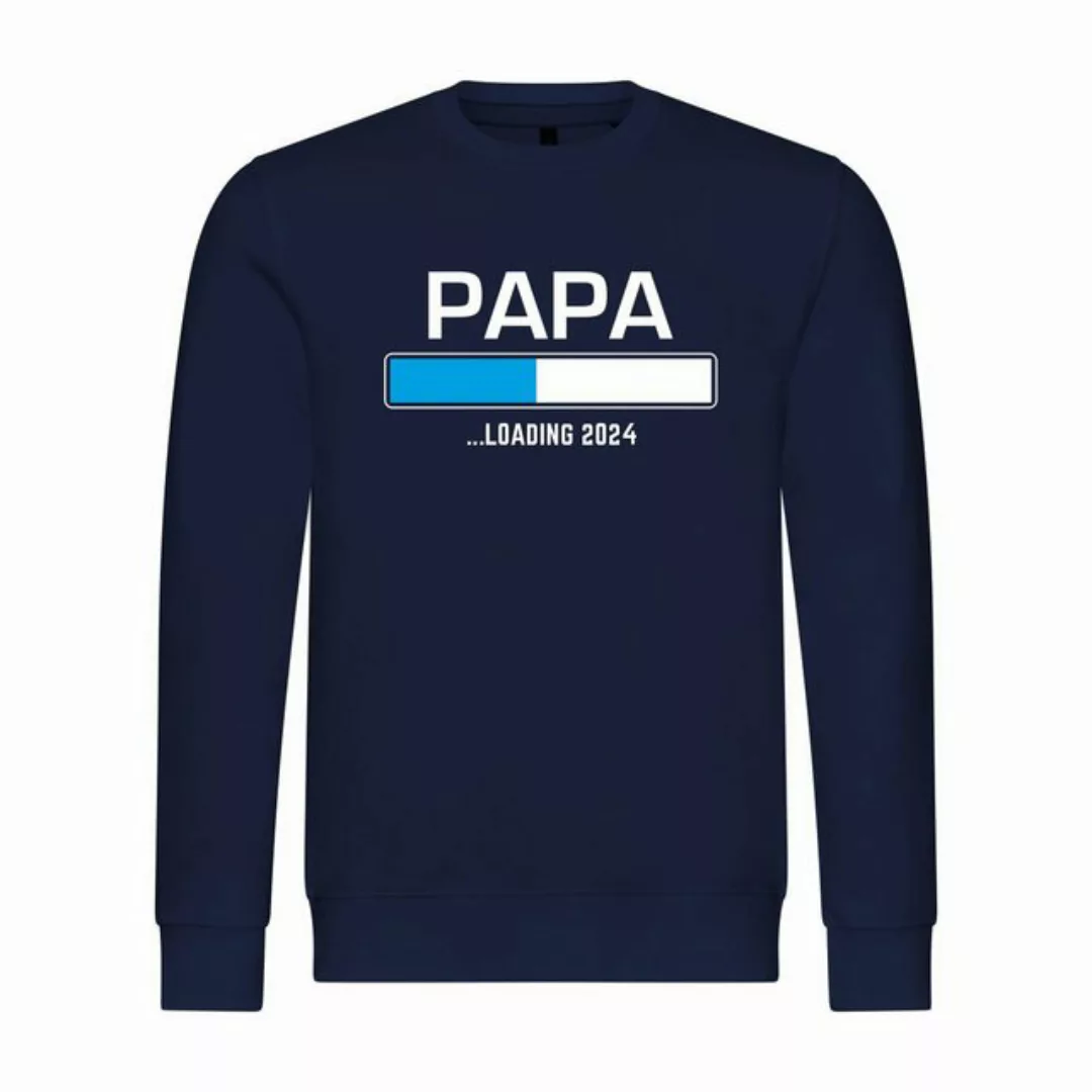 deinshirt Rundhalspullover Herren Sweatshirt Papa loading Mit Print Motiv, günstig online kaufen