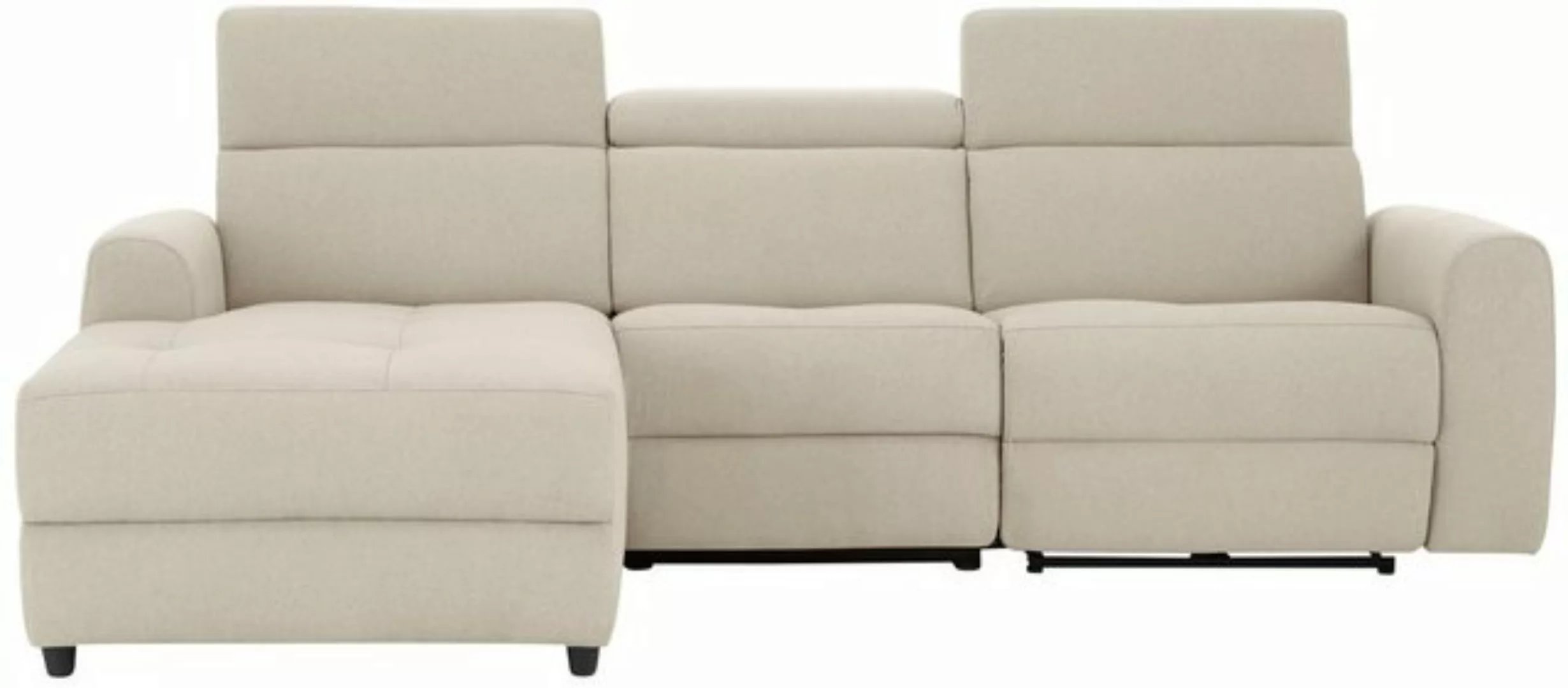 Home affaire Ecksofa "Sentrano, L-Form,", 275 cm, man. o. elektr. Relaxfunk günstig online kaufen