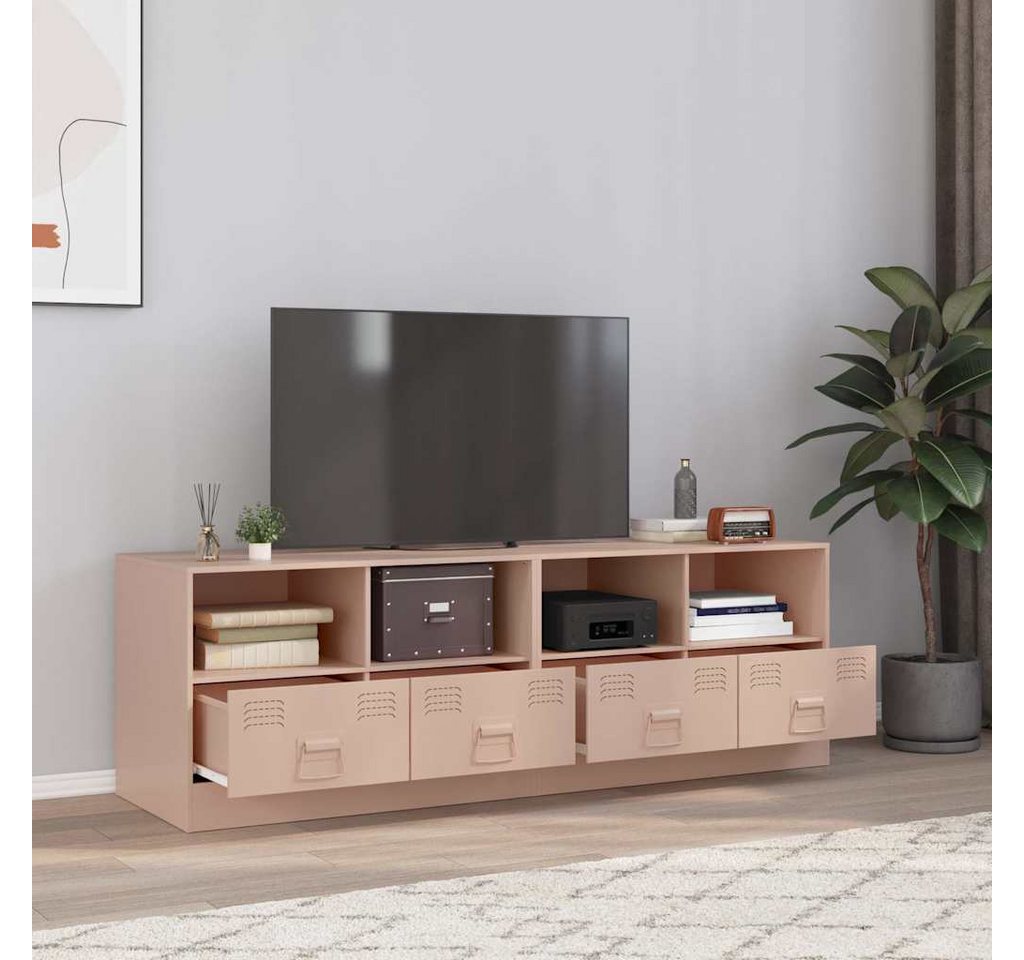 vidaXL TV-Schrank TV-Schränke 2 Stk. Rosa 67x39x44 cm Stahl günstig online kaufen