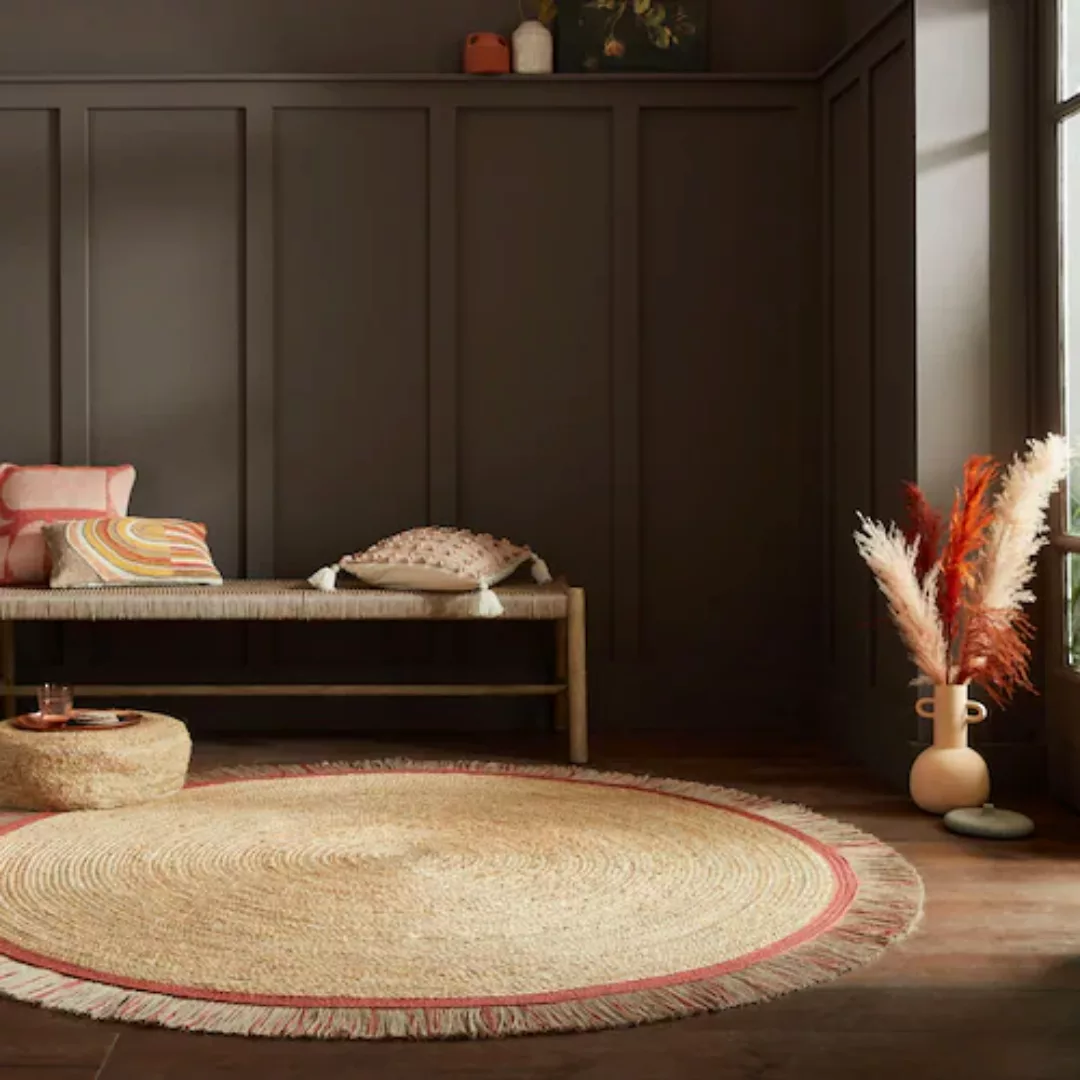 FLAIR RUGS Teppich »KAHANA«, rund, Handgemacht günstig online kaufen