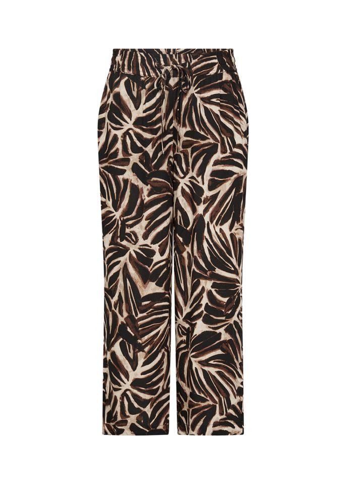 soyaconcept Stoffhose - gemusterte leichte Hose günstig online kaufen
