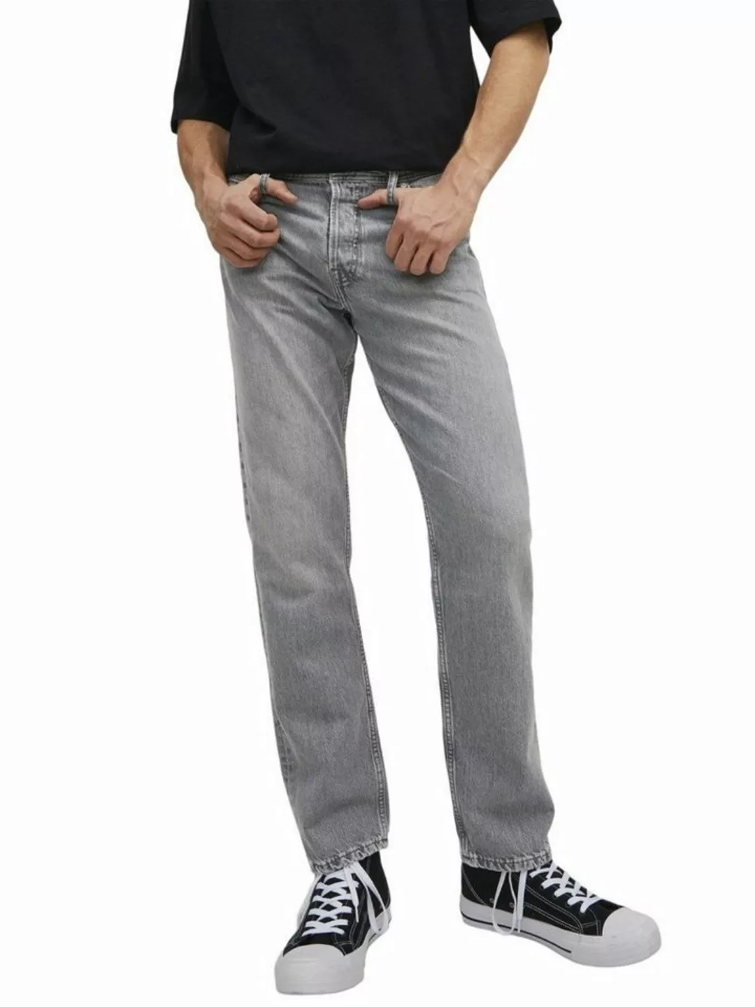 Jack & Jones Relax-fit-Jeans JJICHRIS JJORIGINAL aus 100% Baumwolle günstig online kaufen