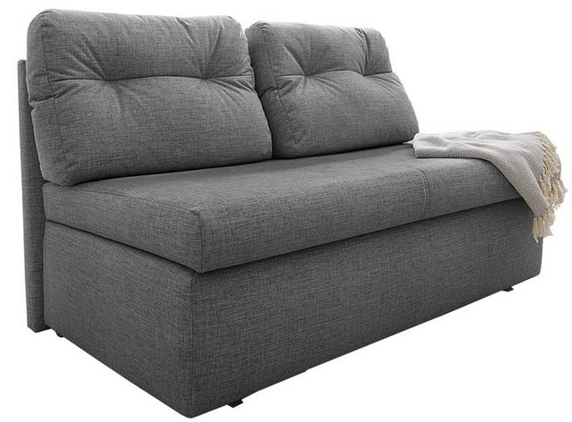 luma-home Schlafsofa 15119, 136 cm breit, Bettfunktion, Liegefläche 130x193 günstig online kaufen