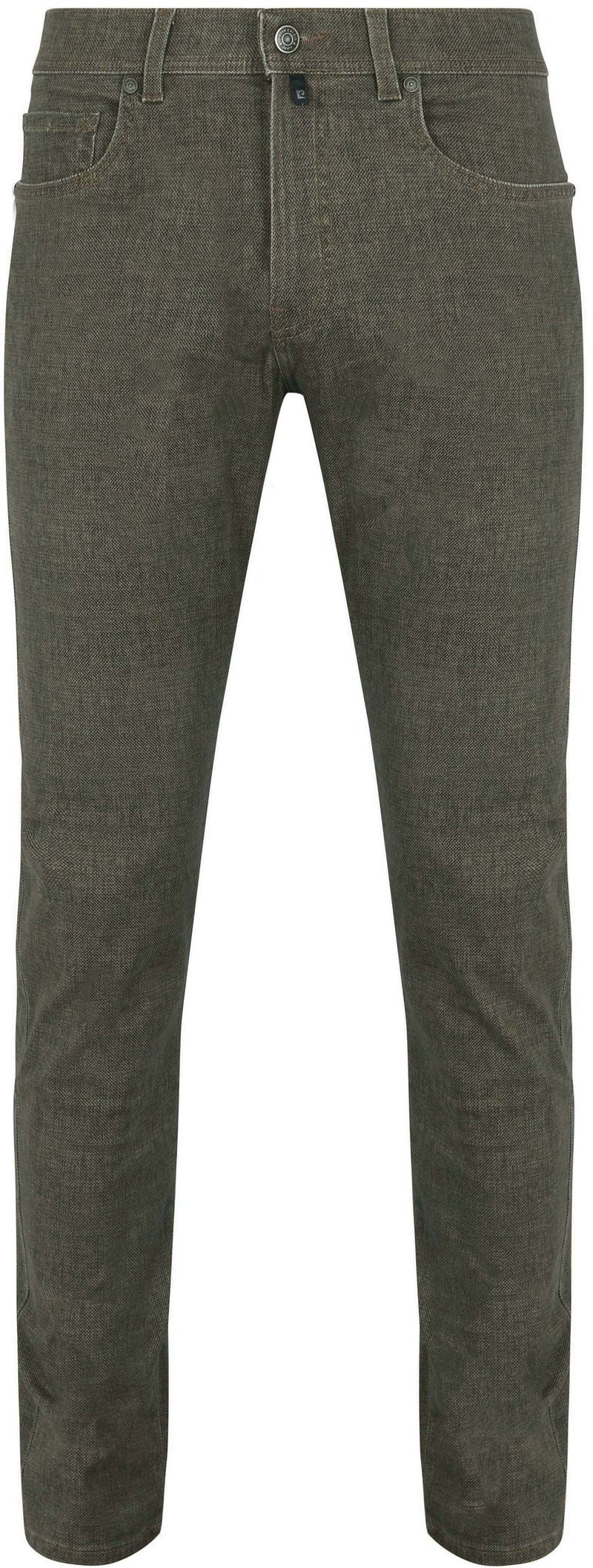 Pierre Cardin Trousers Lyon Tapered Olivgrün - Größe W 34 - L 32 günstig online kaufen