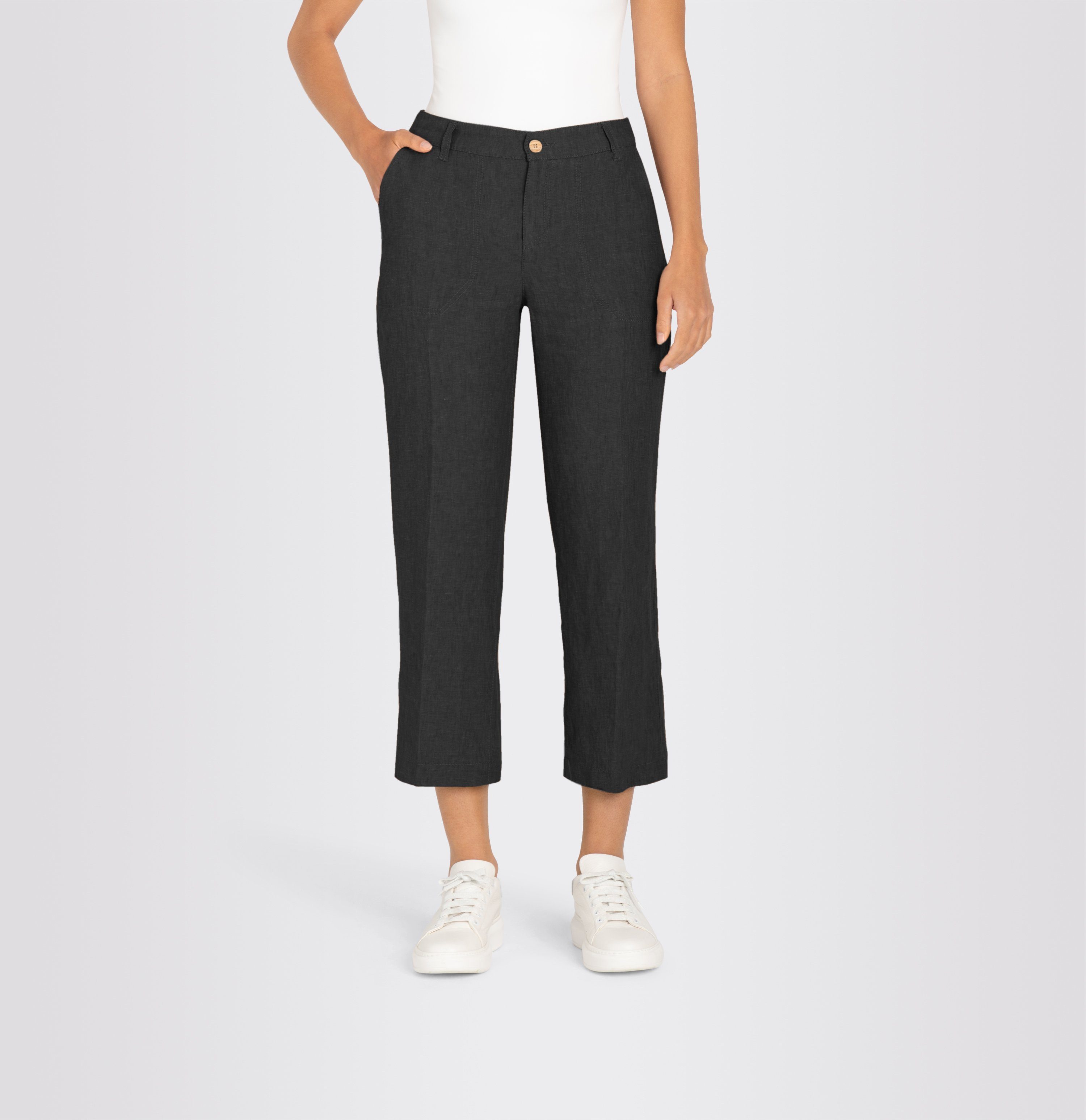 MAC Leinenhose NORA cropped Sommerhose temperaturausgleichend günstig online kaufen