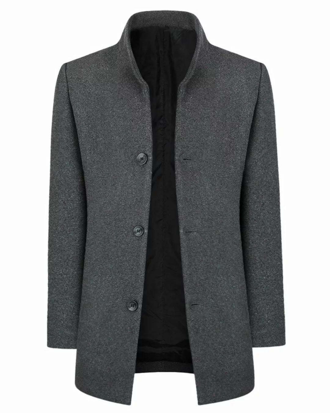Allthemen Wollmantel Herren mittellanger Mantel Slim günstig online kaufen