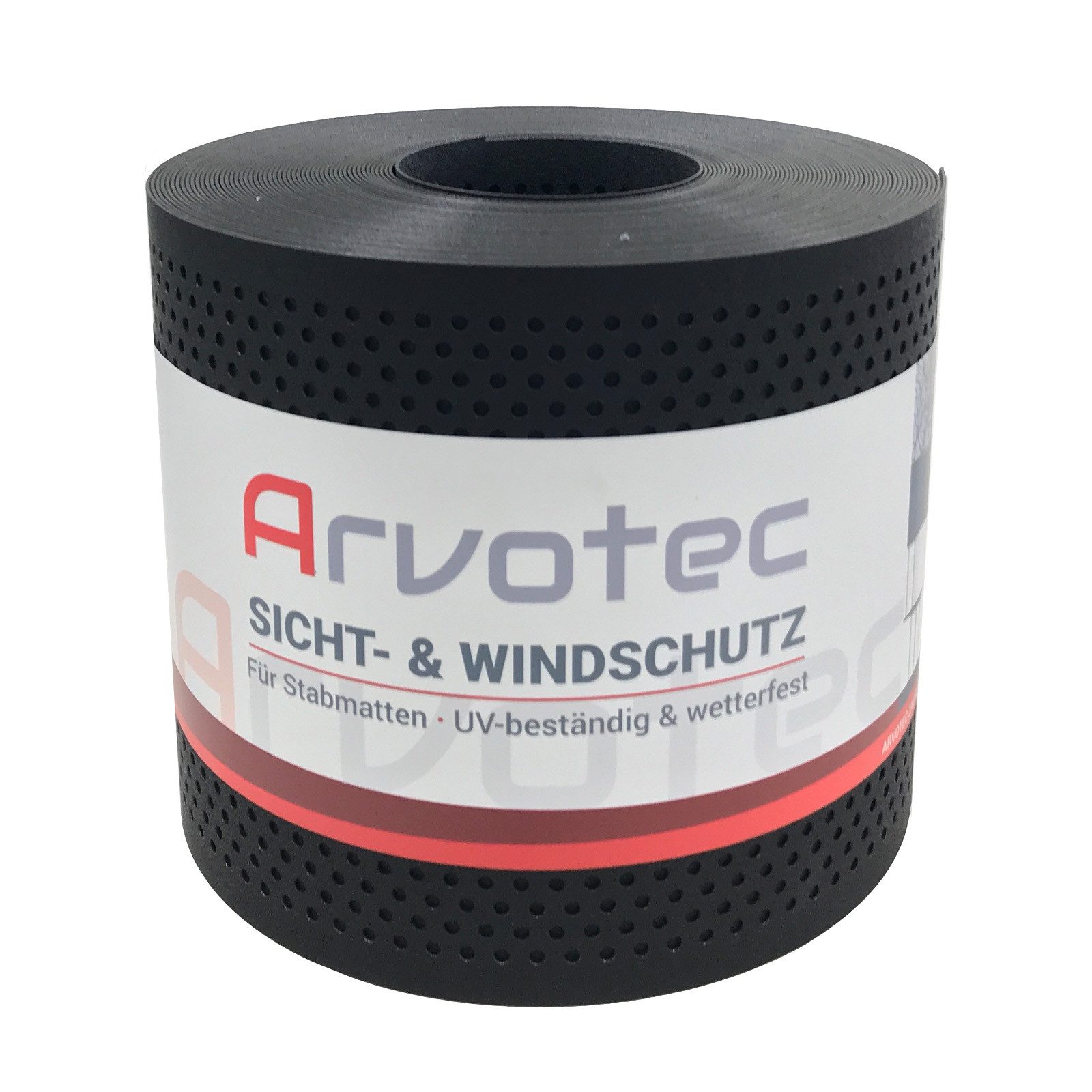 Arvotec Sichtschutzstreifen EXCLUSIVE Sichtschutzrolle 25m "Gelocht", günstig online kaufen