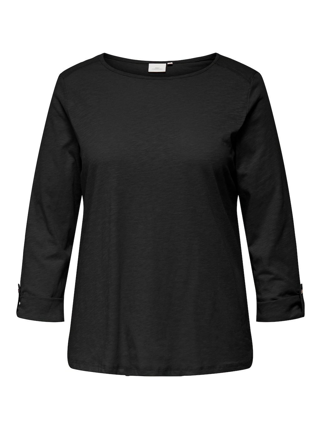 ONLY CARMAKOMA 3/4-Arm-Shirt "CARSLUB 3/4 O-NECK FOLD UP TO JRS BS" günstig online kaufen
