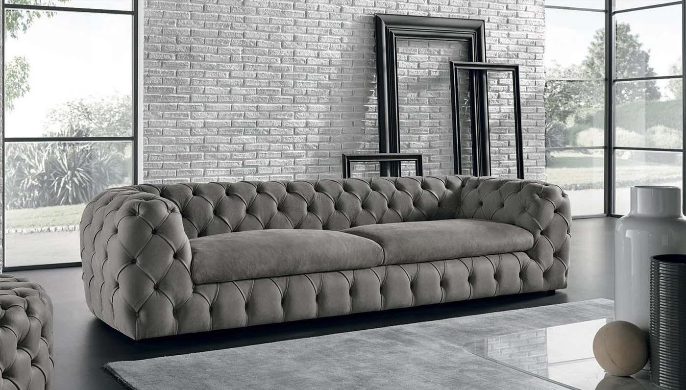 Xlmoebel Sofa Traditionelle Drei-Sitzer Polstercouch Stoffsofa Chesterfield günstig online kaufen