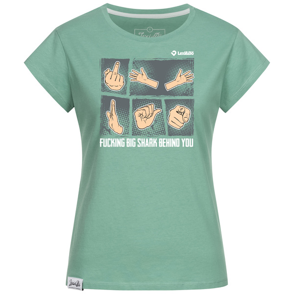 Fucking Big Shark Behind You T-shirt Damen günstig online kaufen