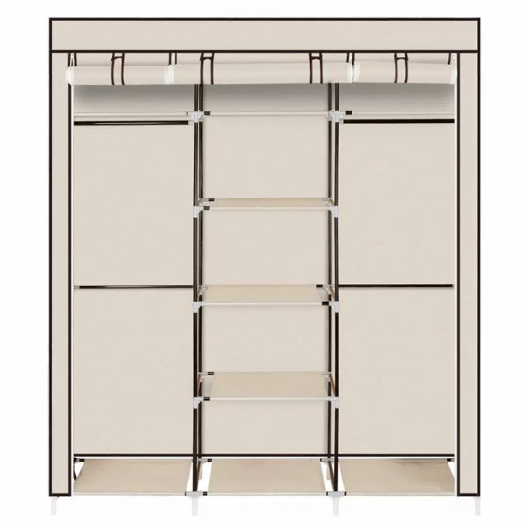 VINGLI Stoffschrank Kleiderschrank, 150 x 45 x 175 cm, Faltschrank, Stoffsc günstig online kaufen