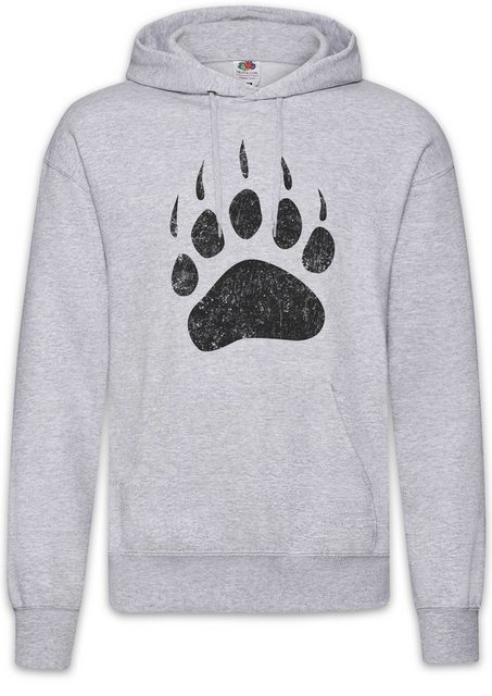 Urban Backwoods Hoodie Bear Paw Herren Hoodie Bär Kralle Tatze Pfote Jäger günstig online kaufen