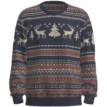 Jack & Jones  Pullover Pullover XMAS SNOWBALL Strickpullover R-Neck günstig online kaufen