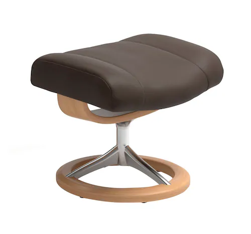 Stressless Hocker "Garda", mit Signature Base, Gestell Eichefarben günstig online kaufen