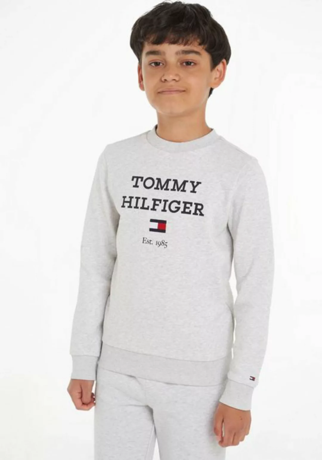 Tommy Hilfiger Sweatshirt TH LOGO SWEATSHIRT mit großem Logo günstig online kaufen